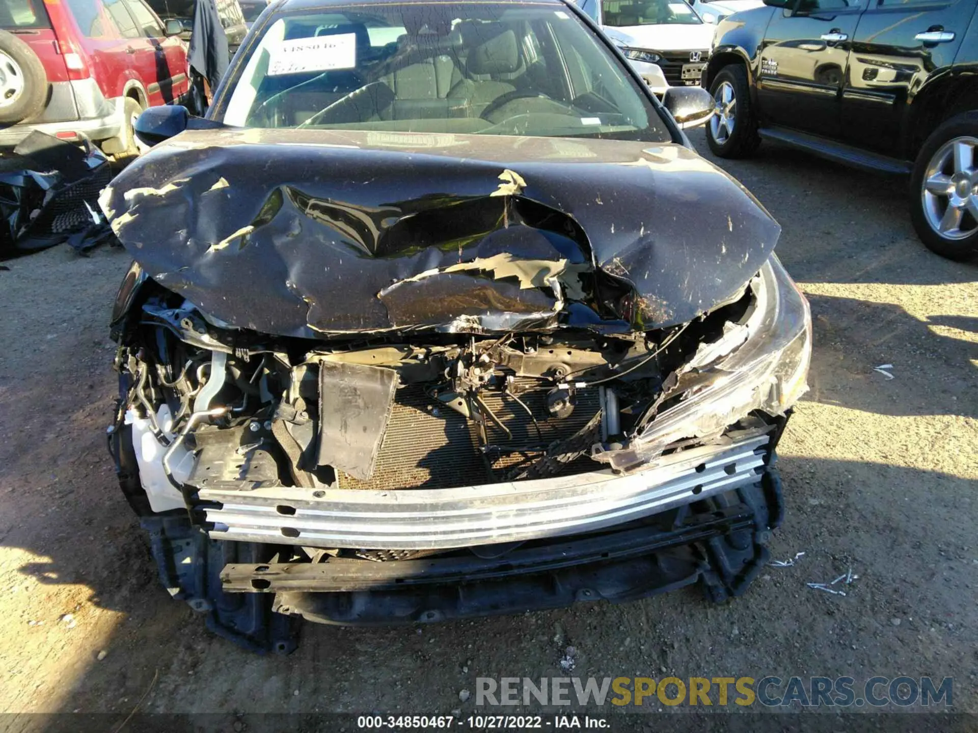 6 fotografías del automóvil dañado 5YFEPMAE9MP190279 TOYOTA COROLLA 2021
