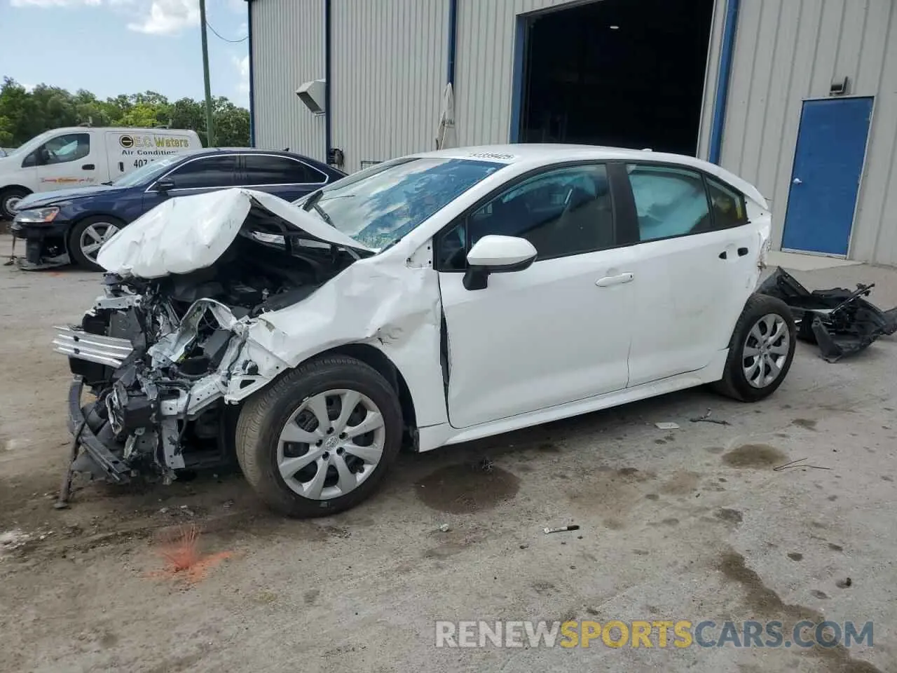 1 fotografías del automóvil dañado 5YFEPMAE9MP198589 TOYOTA COROLLA 2021