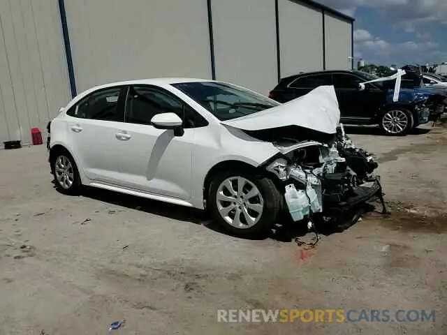 10 fotografías del automóvil dañado 5YFEPMAE9MP198589 TOYOTA COROLLA 2021