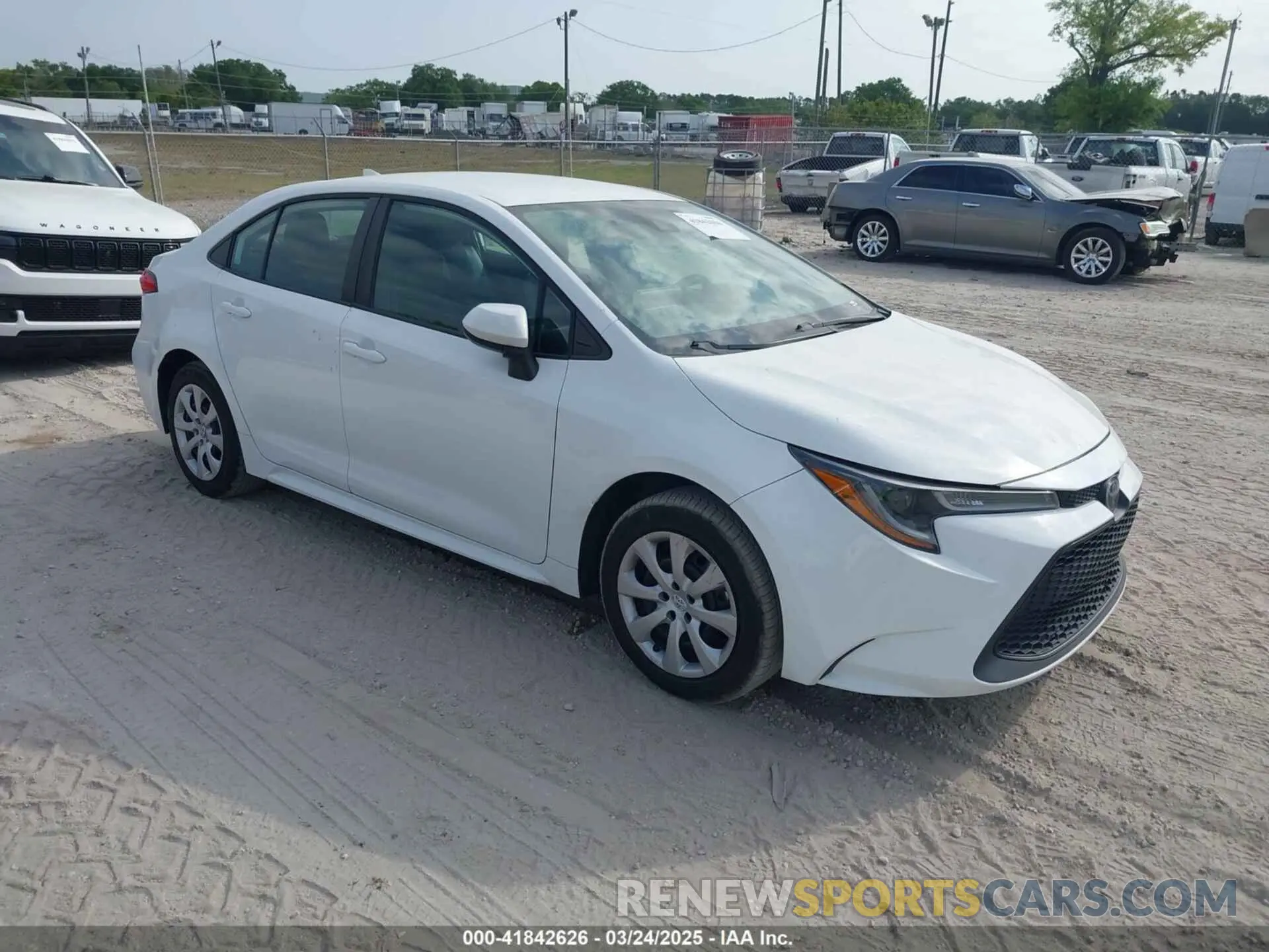 1 fotografías del automóvil dañado 5YFEPMAE9MP199970 TOYOTA COROLLA 2021