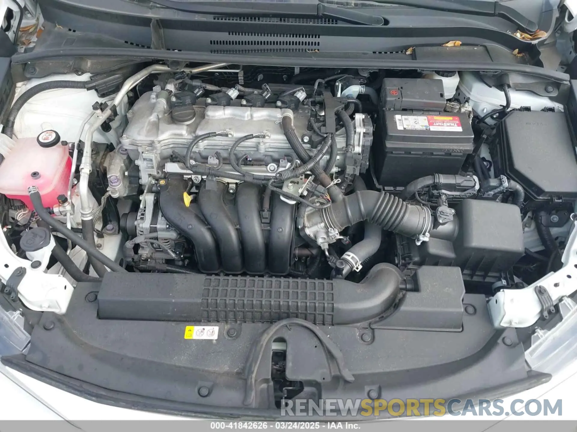 10 fotografías del automóvil dañado 5YFEPMAE9MP199970 TOYOTA COROLLA 2021
