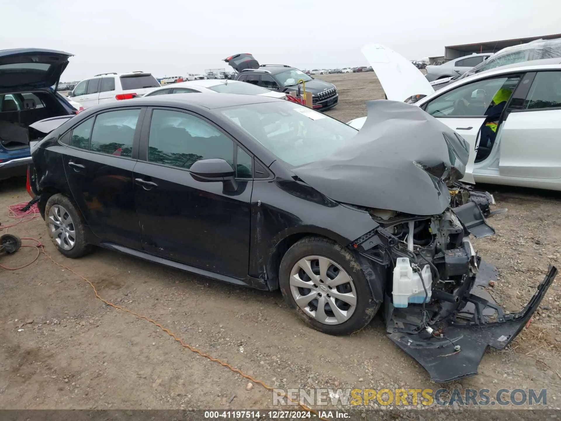 1 fotografías del automóvil dañado 5YFEPMAE9MP202608 TOYOTA COROLLA 2021