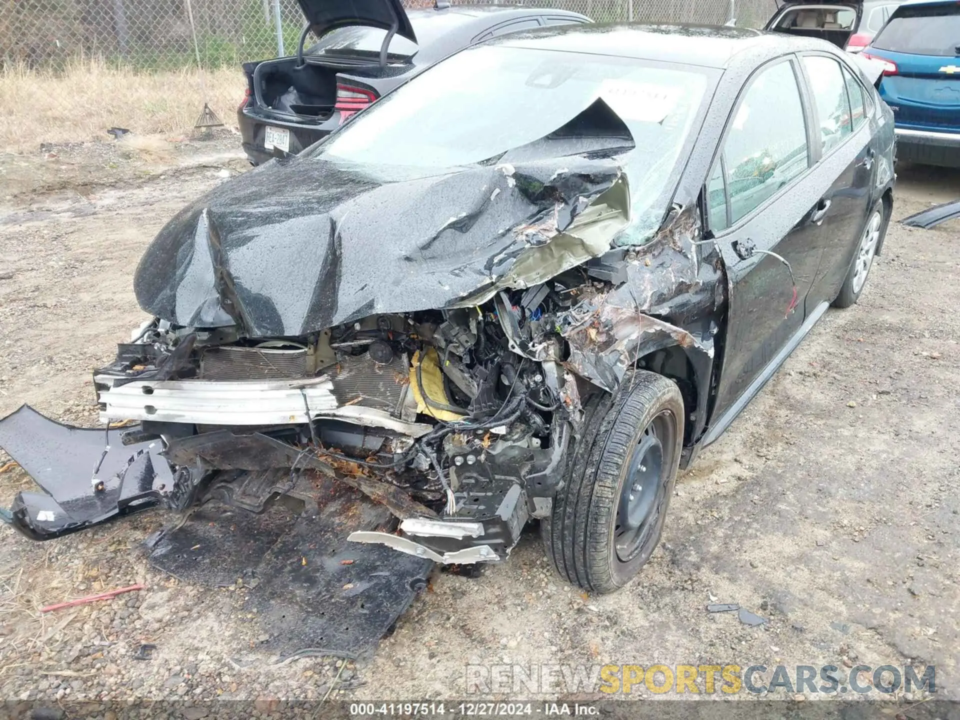 6 fotografías del automóvil dañado 5YFEPMAE9MP202608 TOYOTA COROLLA 2021