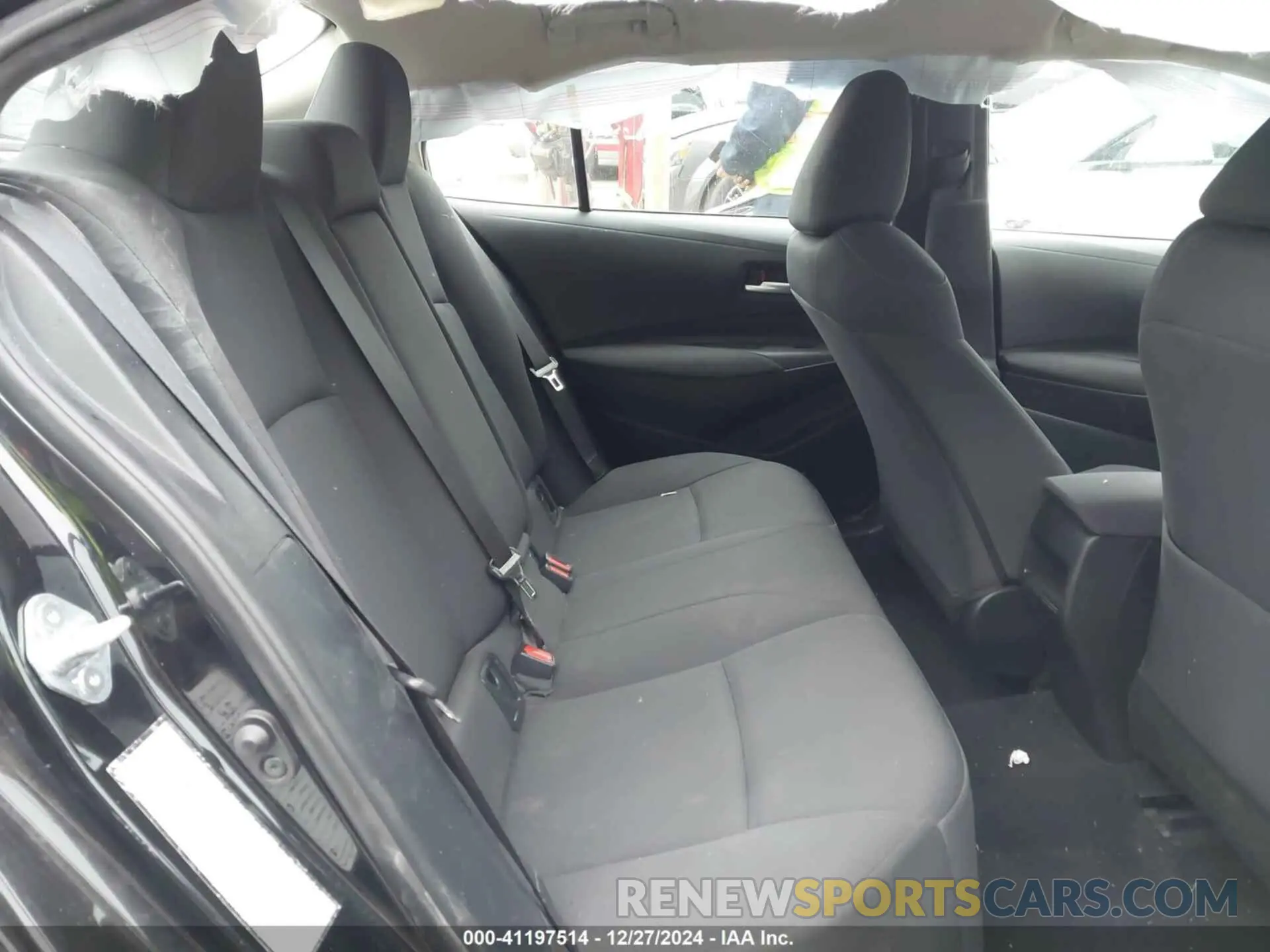 8 fotografías del automóvil dañado 5YFEPMAE9MP202608 TOYOTA COROLLA 2021