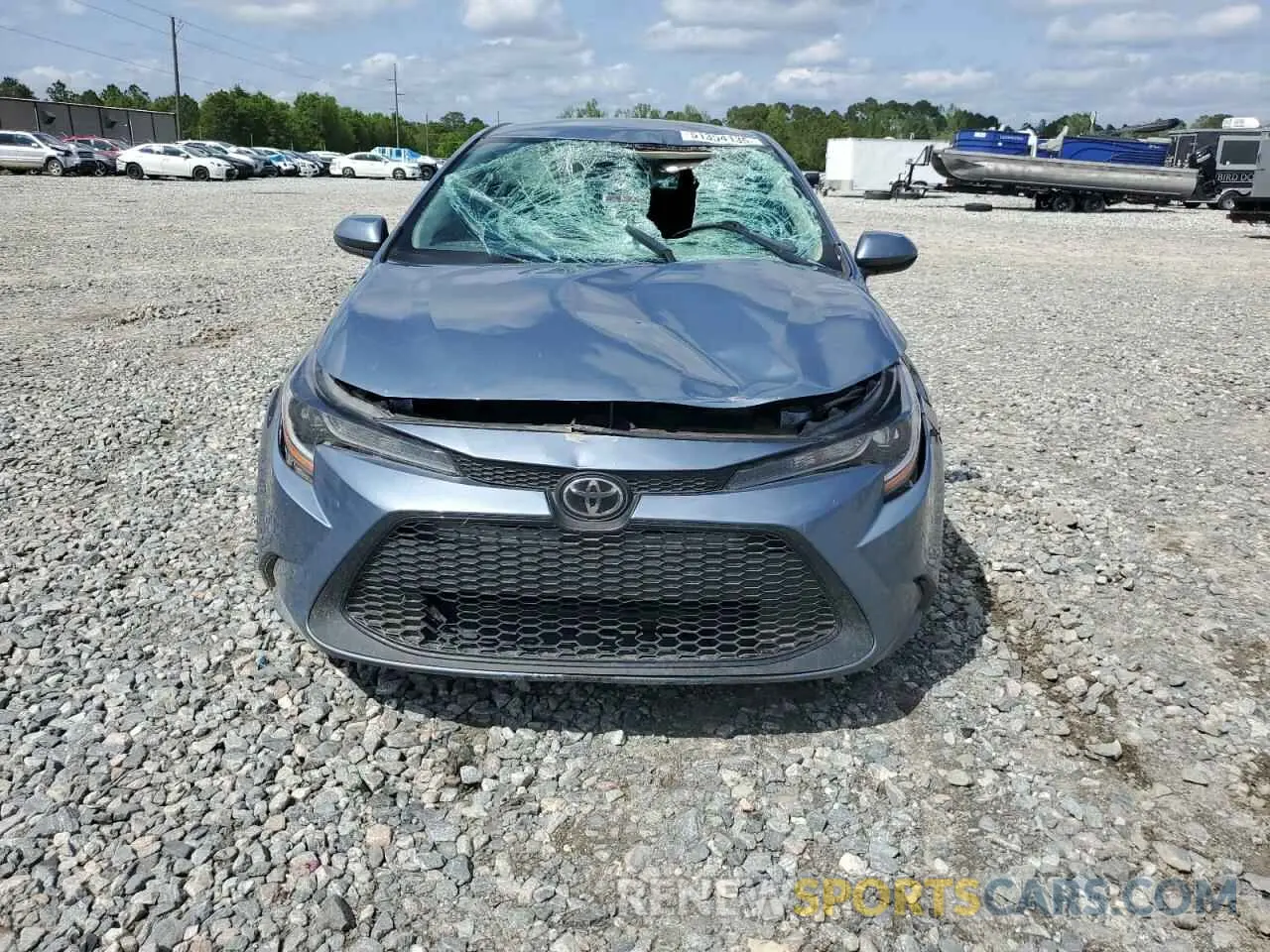 5 fotografías del automóvil dañado 5YFEPMAE9MP203094 TOYOTA COROLLA 2021
