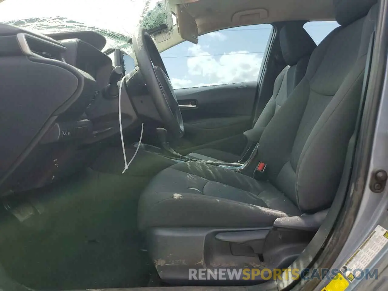 7 fotografías del automóvil dañado 5YFEPMAE9MP203094 TOYOTA COROLLA 2021