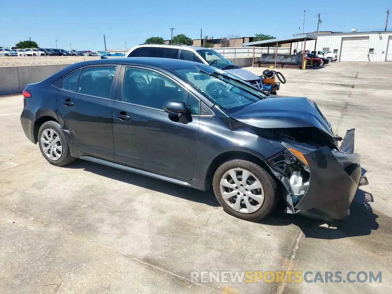 4 fotografías del automóvil dañado 5YFEPMAE9MP203600 TOYOTA COROLLA 2021