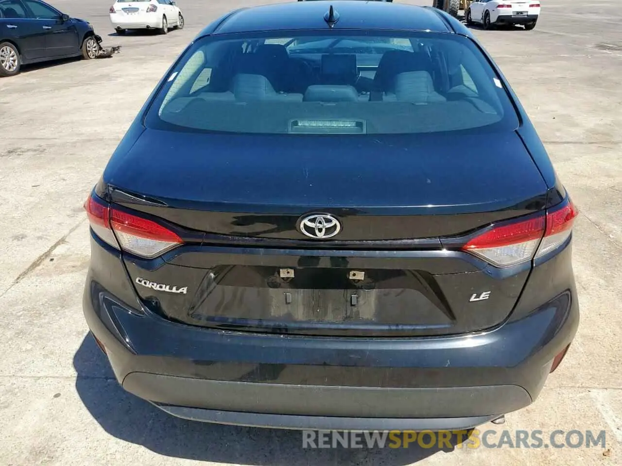 6 fotografías del automóvil dañado 5YFEPMAE9MP203600 TOYOTA COROLLA 2021