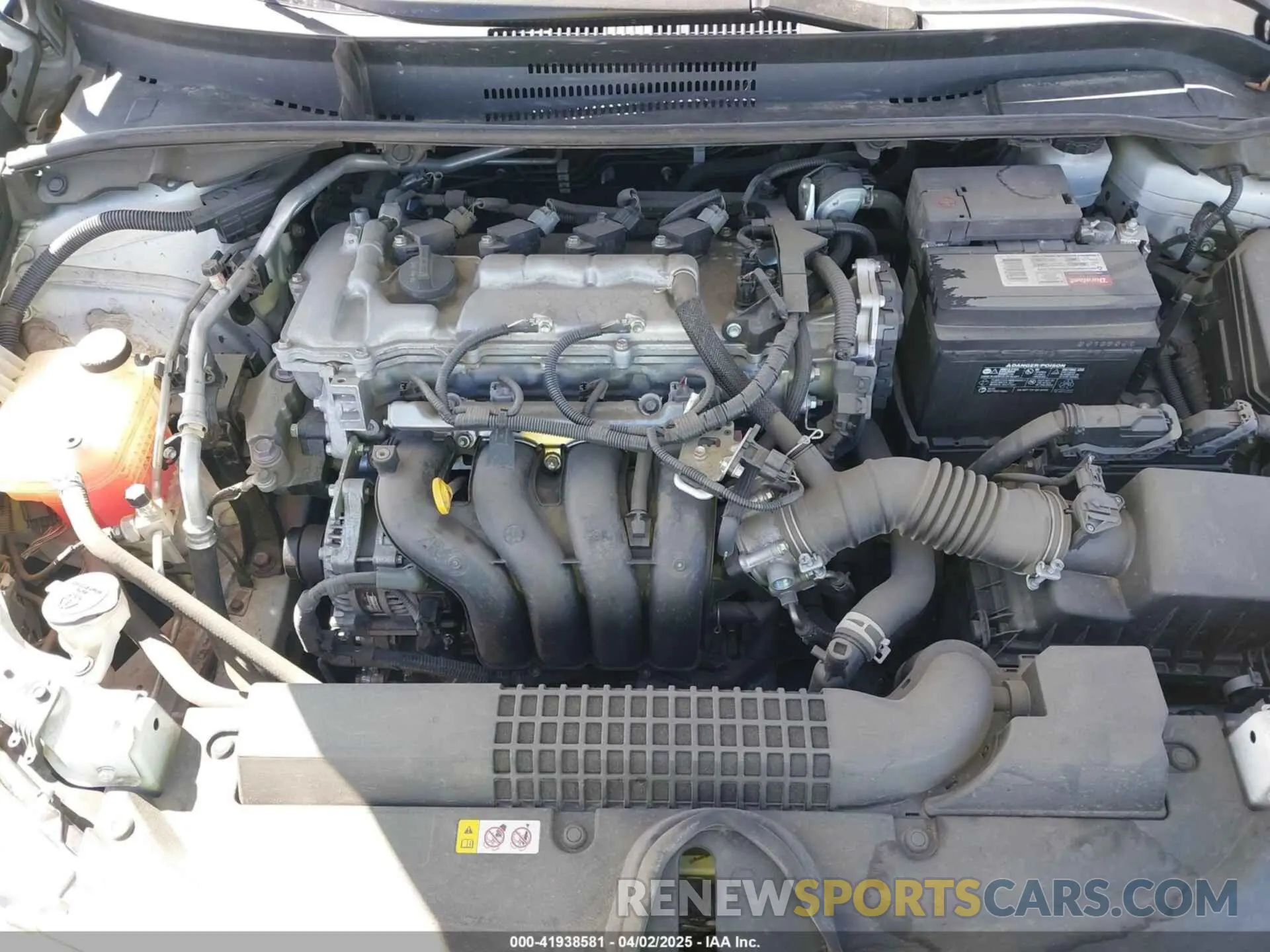 10 fotografías del automóvil dañado 5YFEPMAE9MP205525 TOYOTA COROLLA 2021