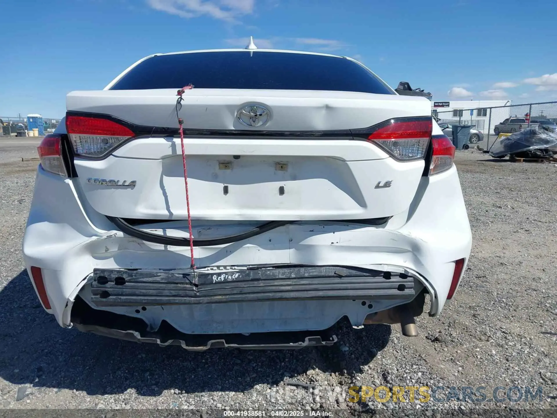6 fotografías del automóvil dañado 5YFEPMAE9MP205525 TOYOTA COROLLA 2021