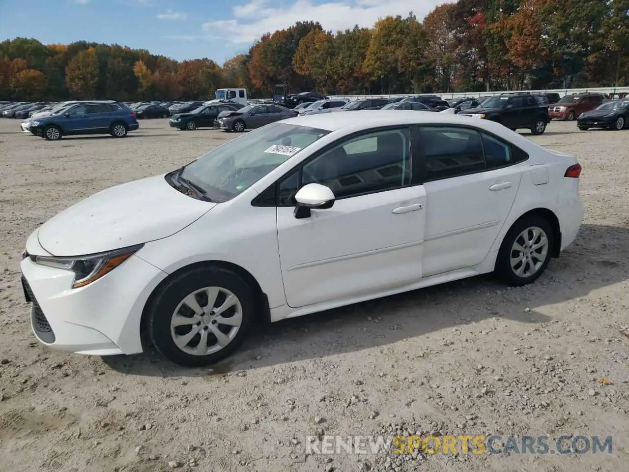 1 fotografías del automóvil dañado 5YFEPMAE9MP207274 TOYOTA COROLLA 2021