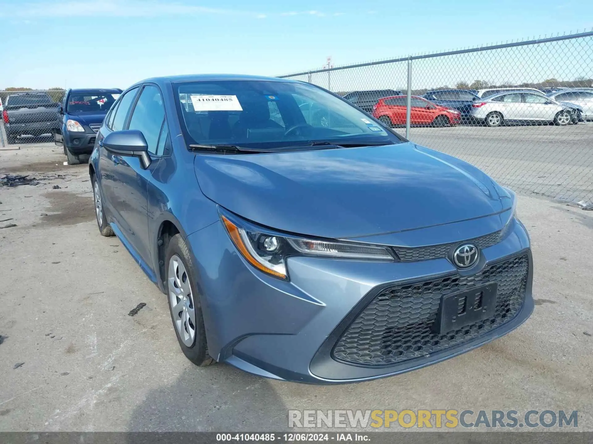 1 fotografías del automóvil dañado 5YFEPMAE9MP208764 TOYOTA COROLLA 2021