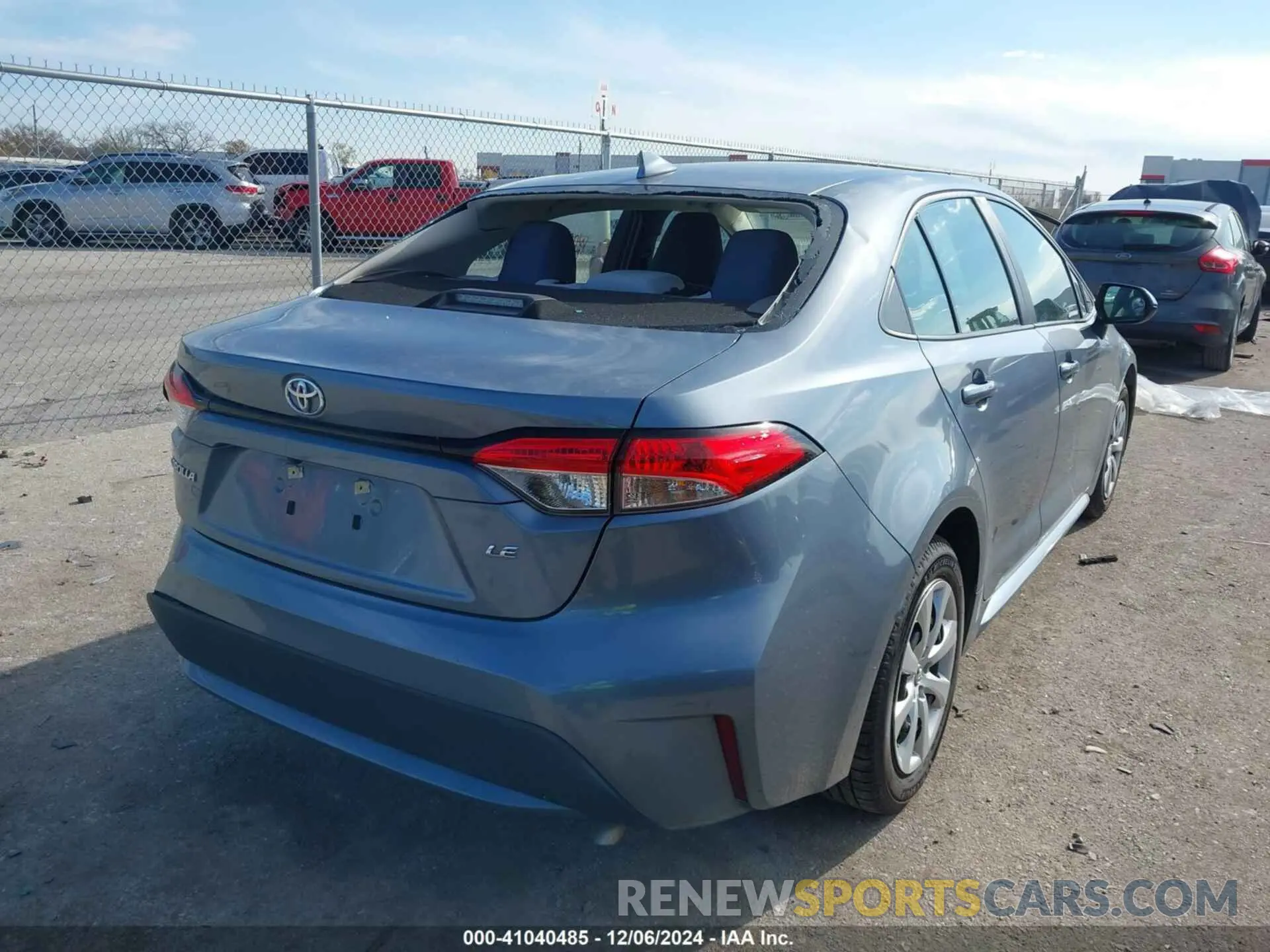 4 fotografías del automóvil dañado 5YFEPMAE9MP208764 TOYOTA COROLLA 2021