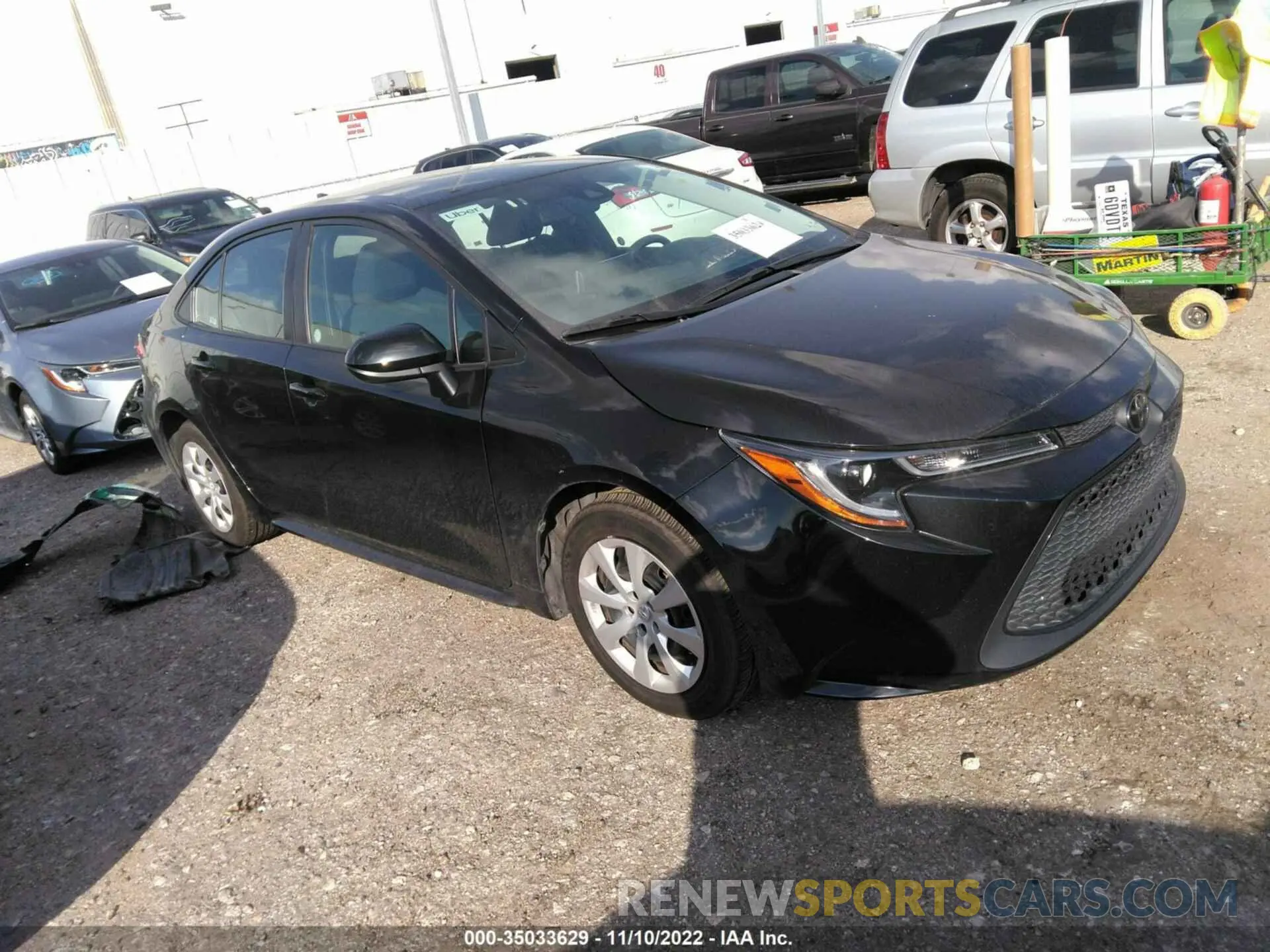 1 fotografías del automóvil dañado 5YFEPMAE9MP209297 TOYOTA COROLLA 2021