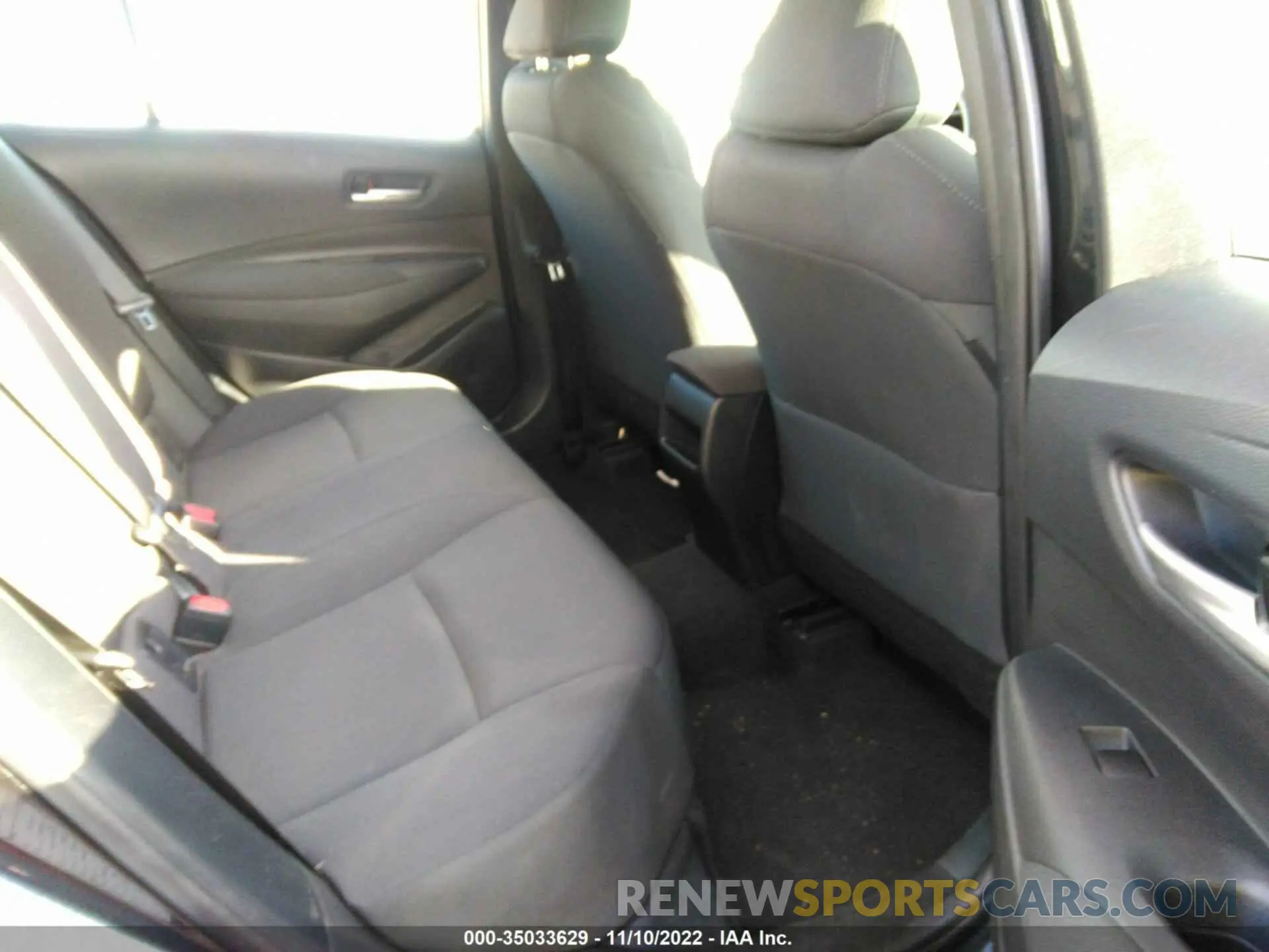 8 fotografías del automóvil dañado 5YFEPMAE9MP209297 TOYOTA COROLLA 2021