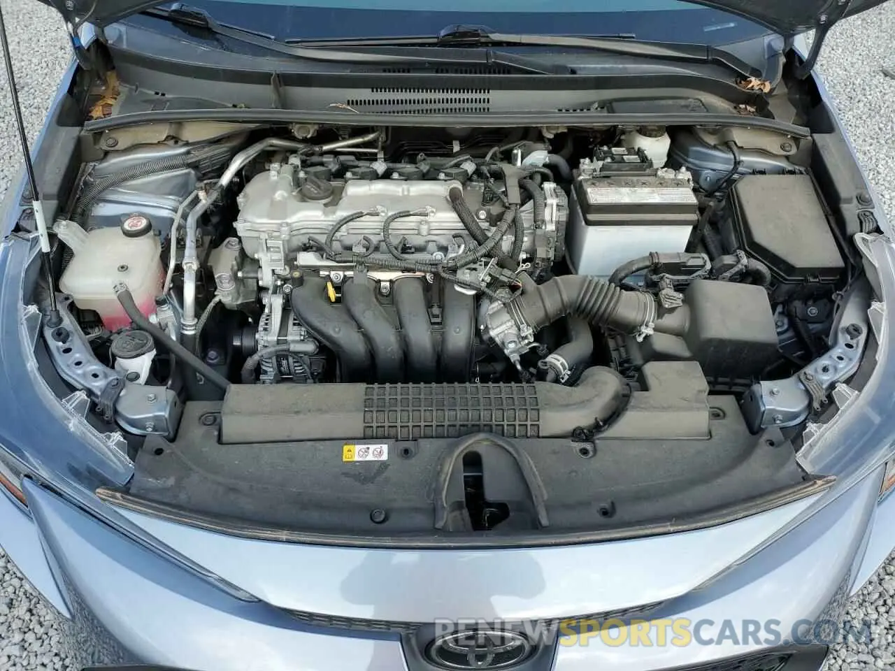 11 fotografías del automóvil dañado 5YFEPMAE9MP212698 TOYOTA COROLLA 2021