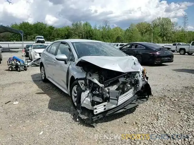 10 fotografías del automóvil dañado 5YFEPMAE9MP213480 TOYOTA COROLLA 2021