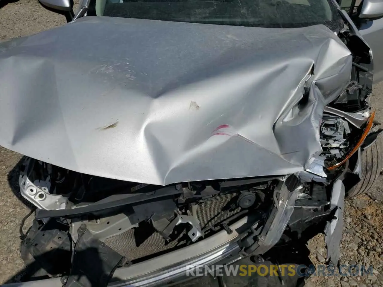 12 fotografías del automóvil dañado 5YFEPMAE9MP213480 TOYOTA COROLLA 2021