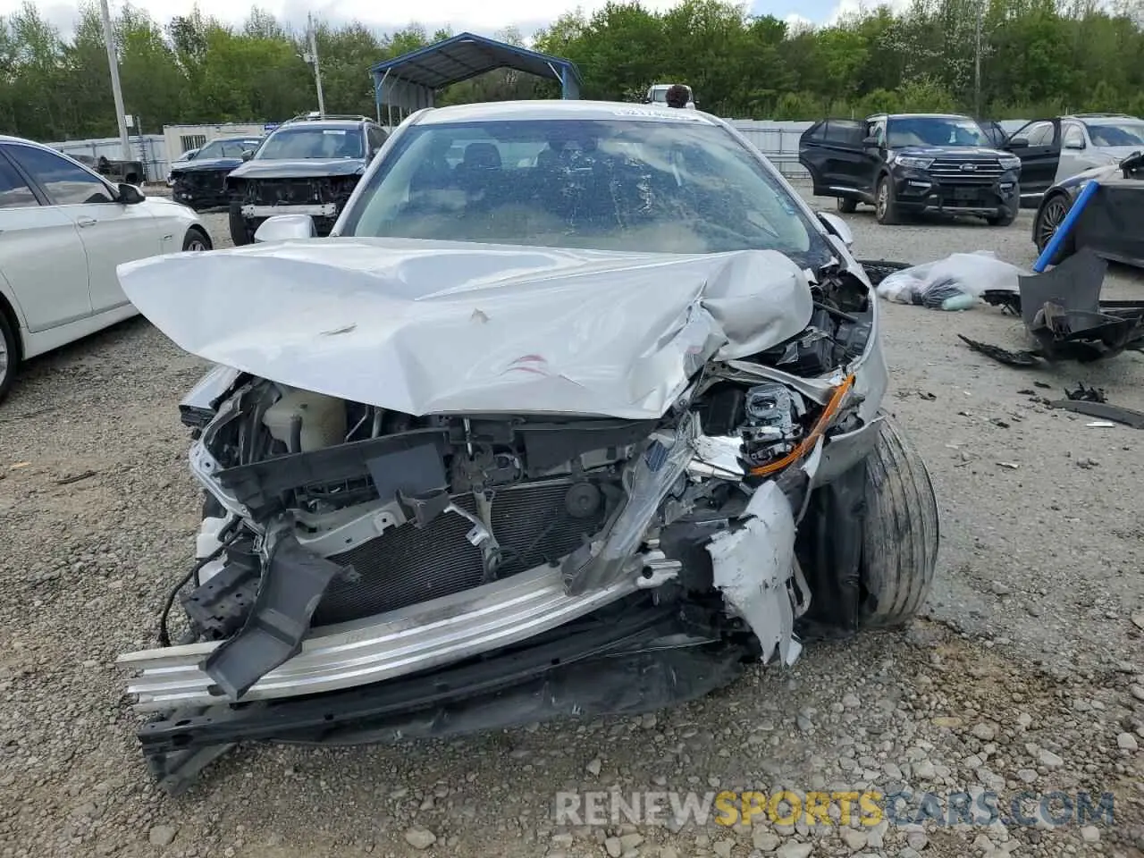 5 fotografías del automóvil dañado 5YFEPMAE9MP213480 TOYOTA COROLLA 2021