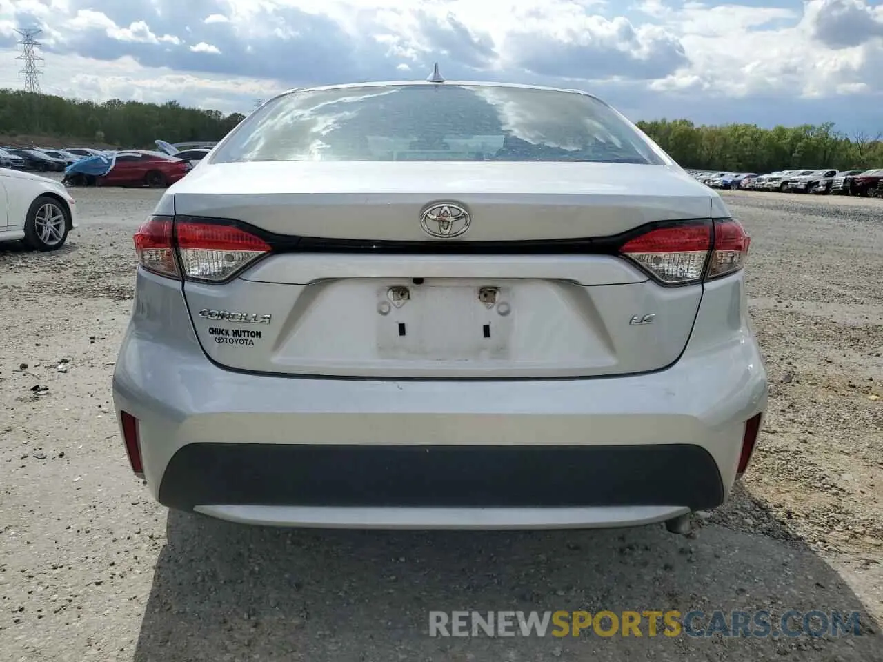 6 fotografías del automóvil dañado 5YFEPMAE9MP213480 TOYOTA COROLLA 2021