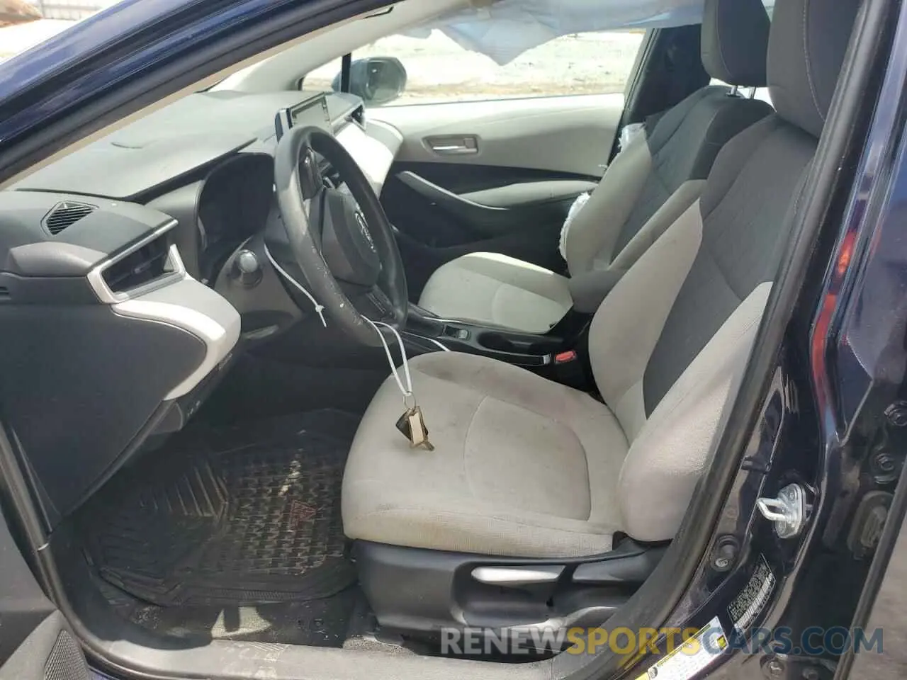 7 fotografías del automóvil dañado 5YFEPMAE9MP224351 TOYOTA COROLLA 2021