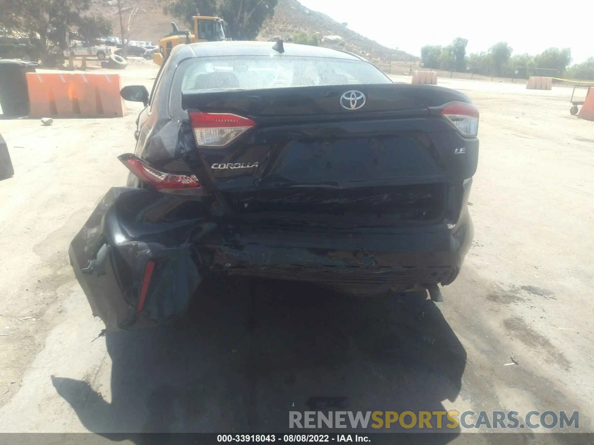6 fotografías del automóvil dañado 5YFEPMAE9MP225323 TOYOTA COROLLA 2021