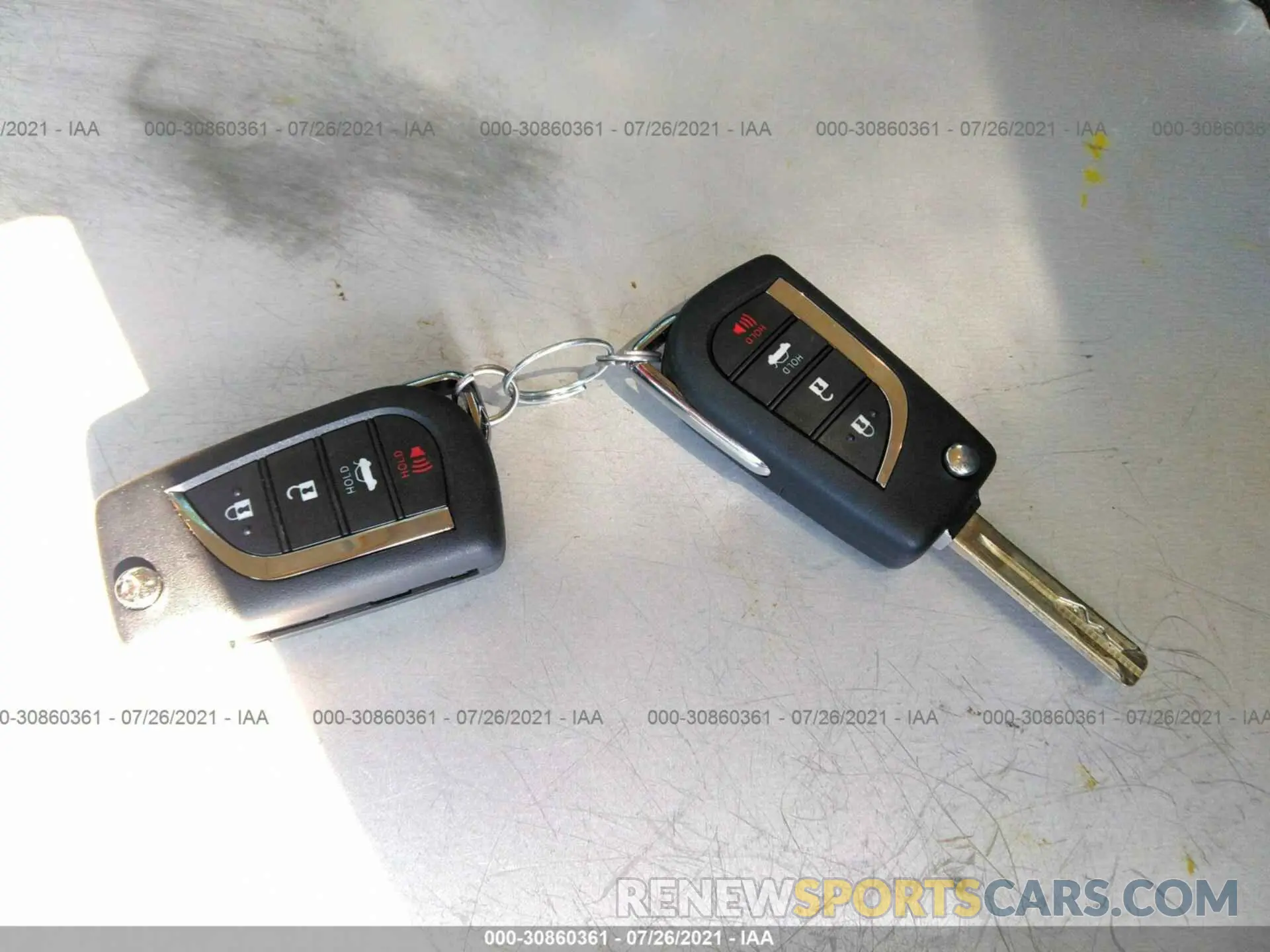 11 fotografías del automóvil dañado 5YFEPMAE9MP227234 TOYOTA COROLLA 2021