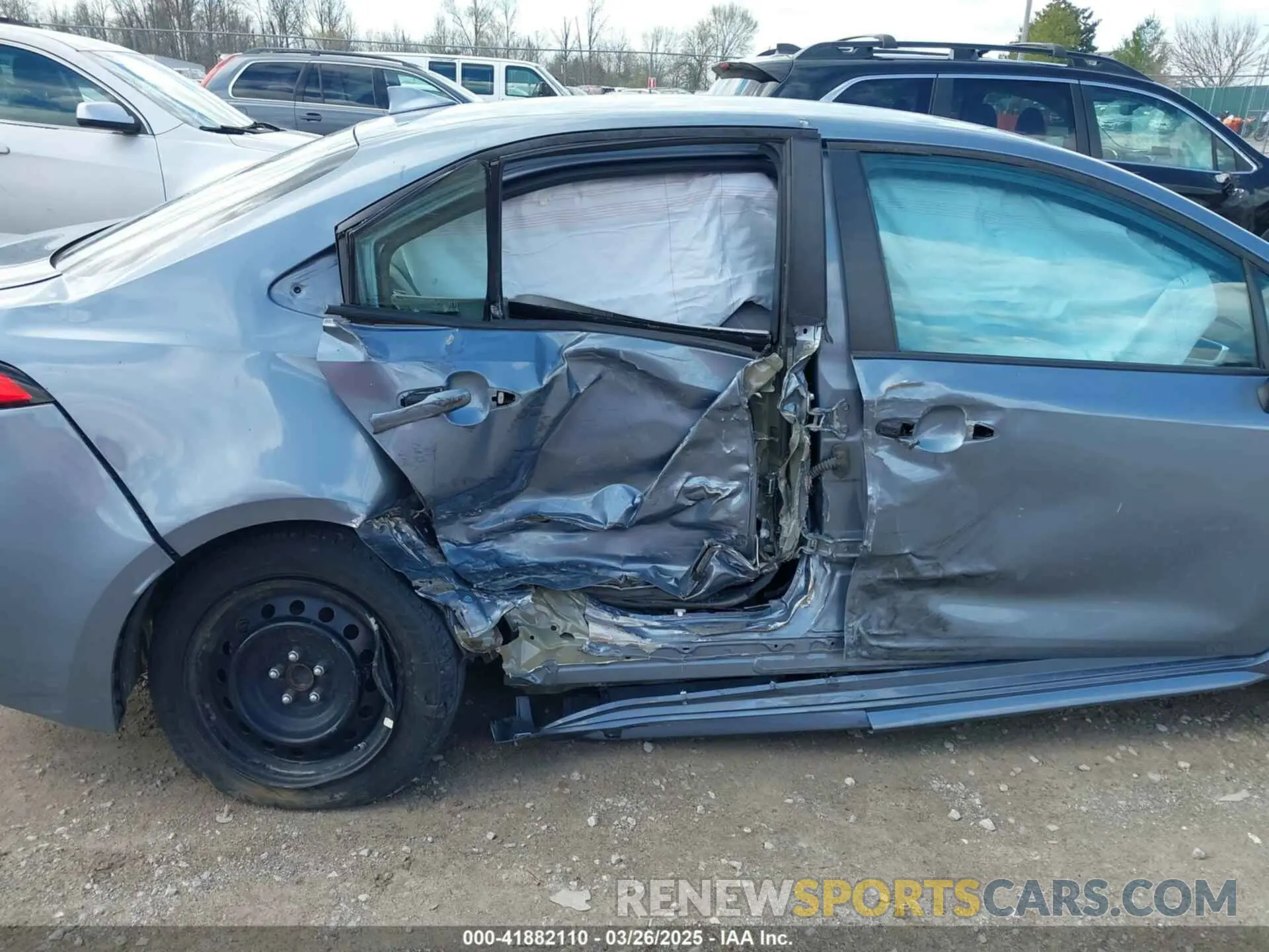 6 fotografías del automóvil dañado 5YFEPMAE9MP230411 TOYOTA COROLLA 2021