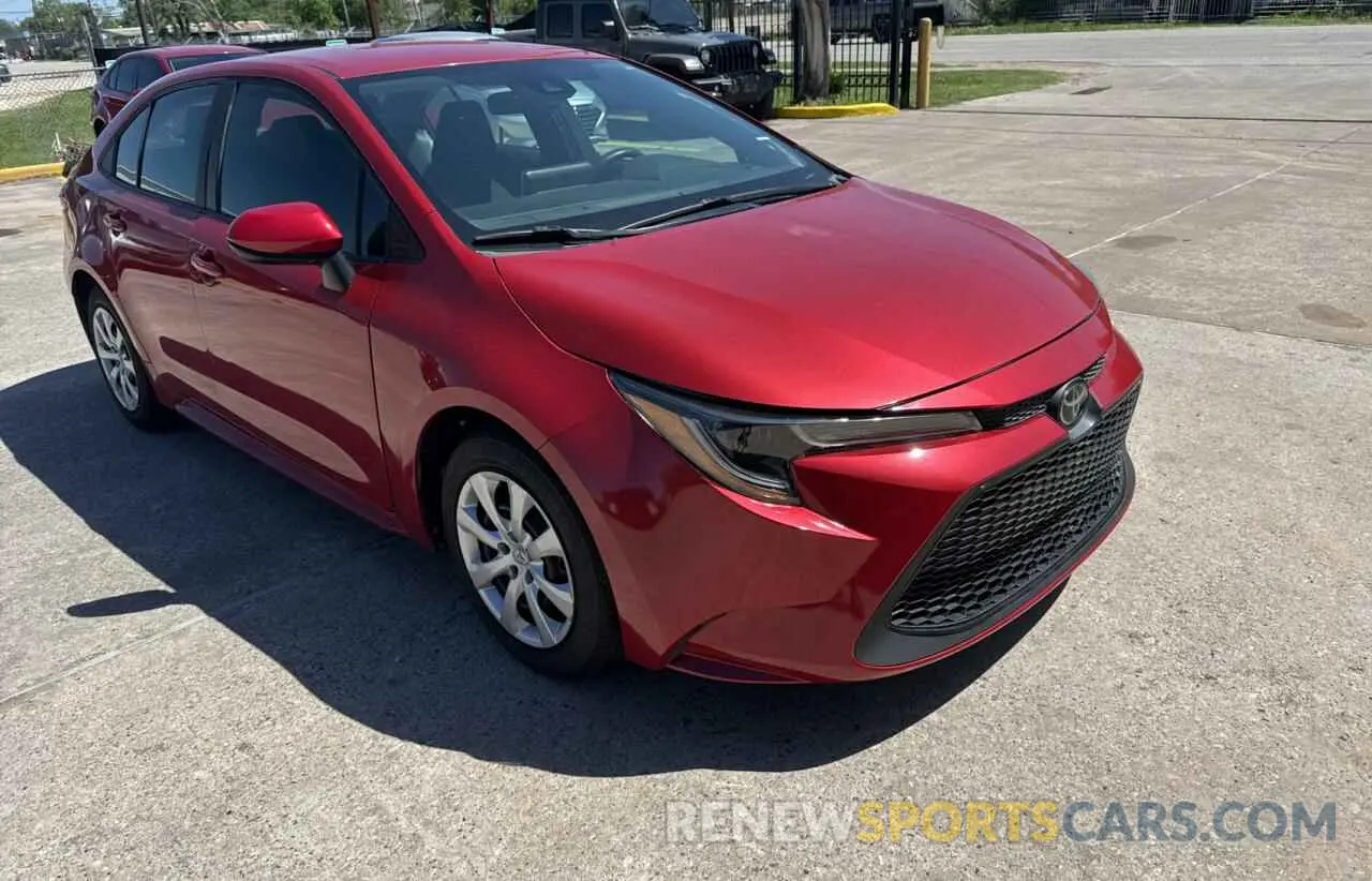 1 fotografías del automóvil dañado 5YFEPMAE9MP238637 TOYOTA COROLLA 2021