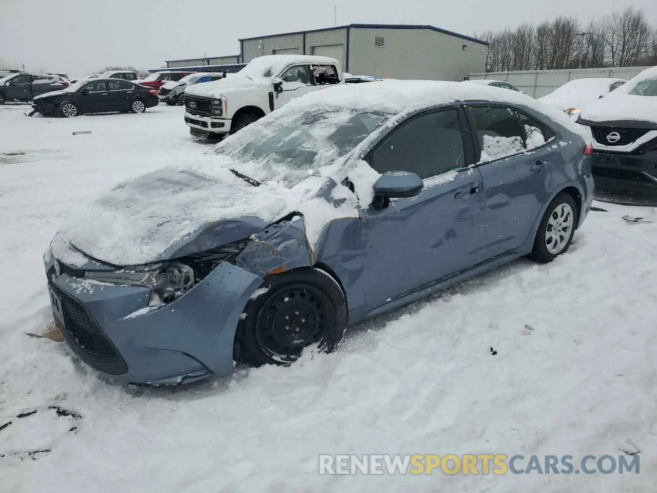 1 fotografías del automóvil dañado 5YFEPMAE9MP250092 TOYOTA COROLLA 2021