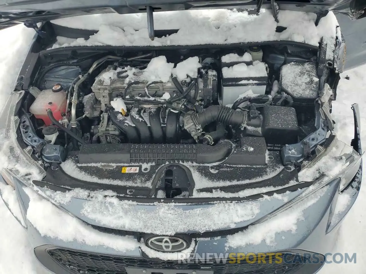 11 fotografías del automóvil dañado 5YFEPMAE9MP250092 TOYOTA COROLLA 2021