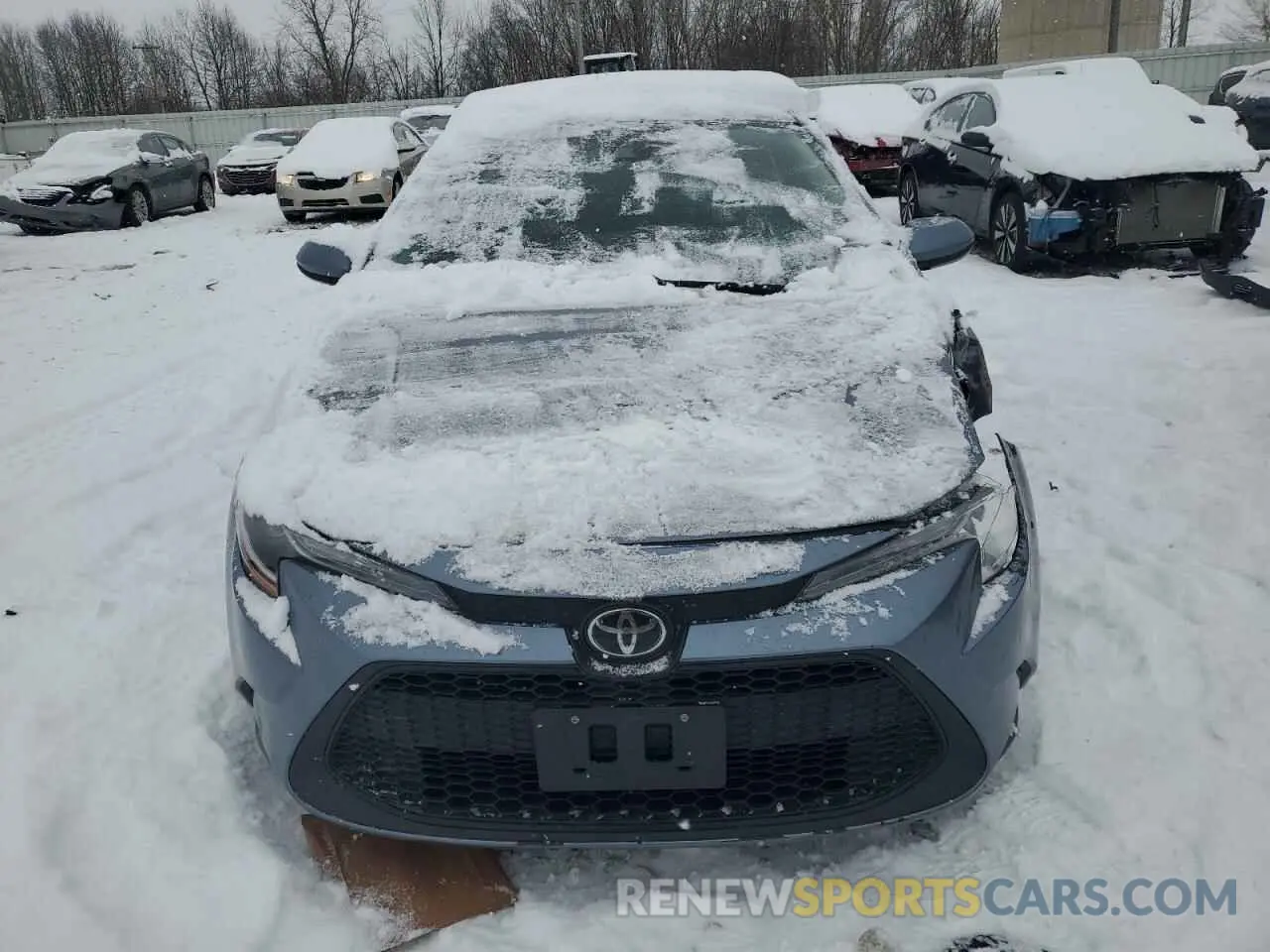 5 fotografías del automóvil dañado 5YFEPMAE9MP250092 TOYOTA COROLLA 2021