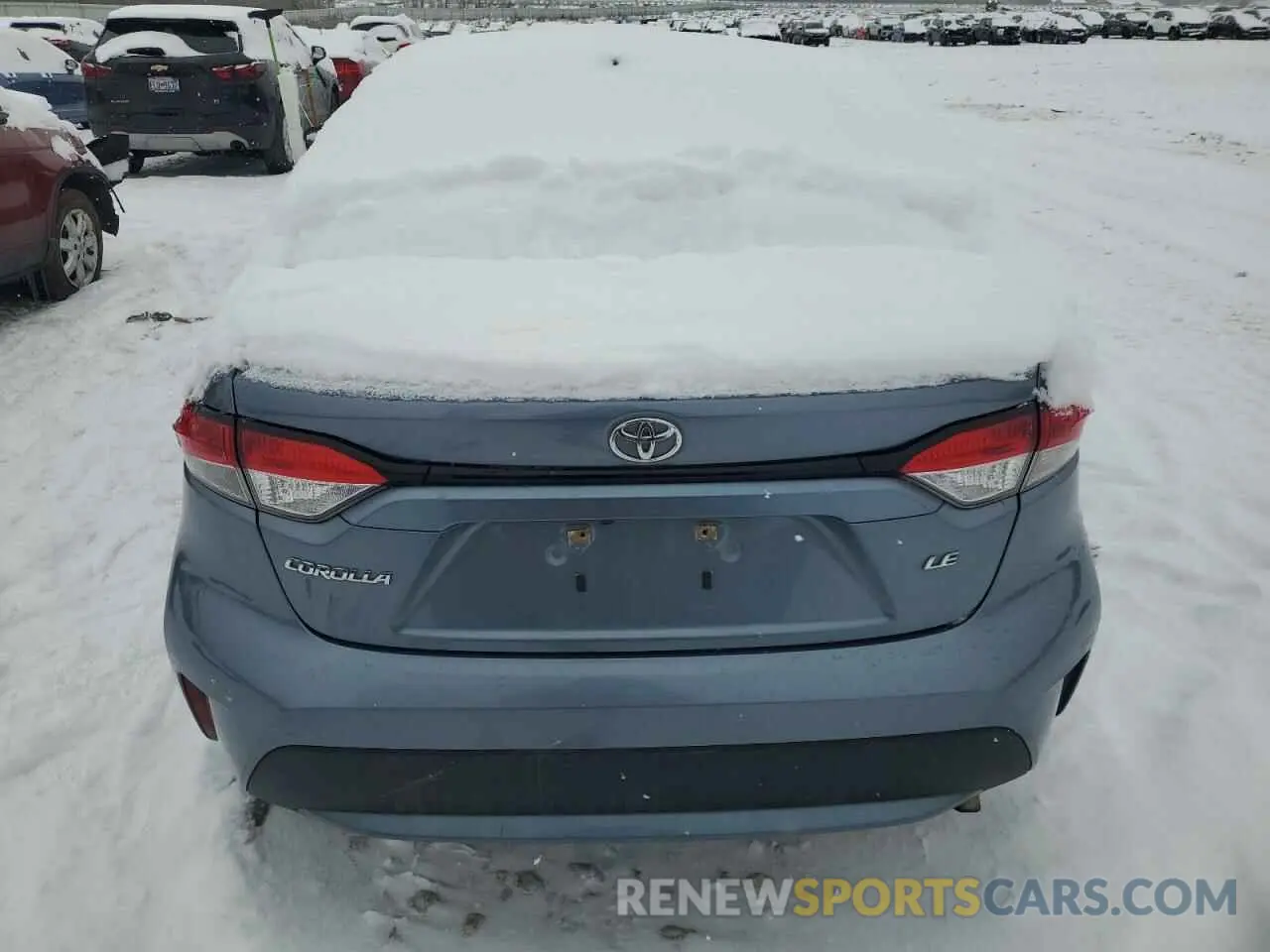 6 fotografías del automóvil dañado 5YFEPMAE9MP250092 TOYOTA COROLLA 2021