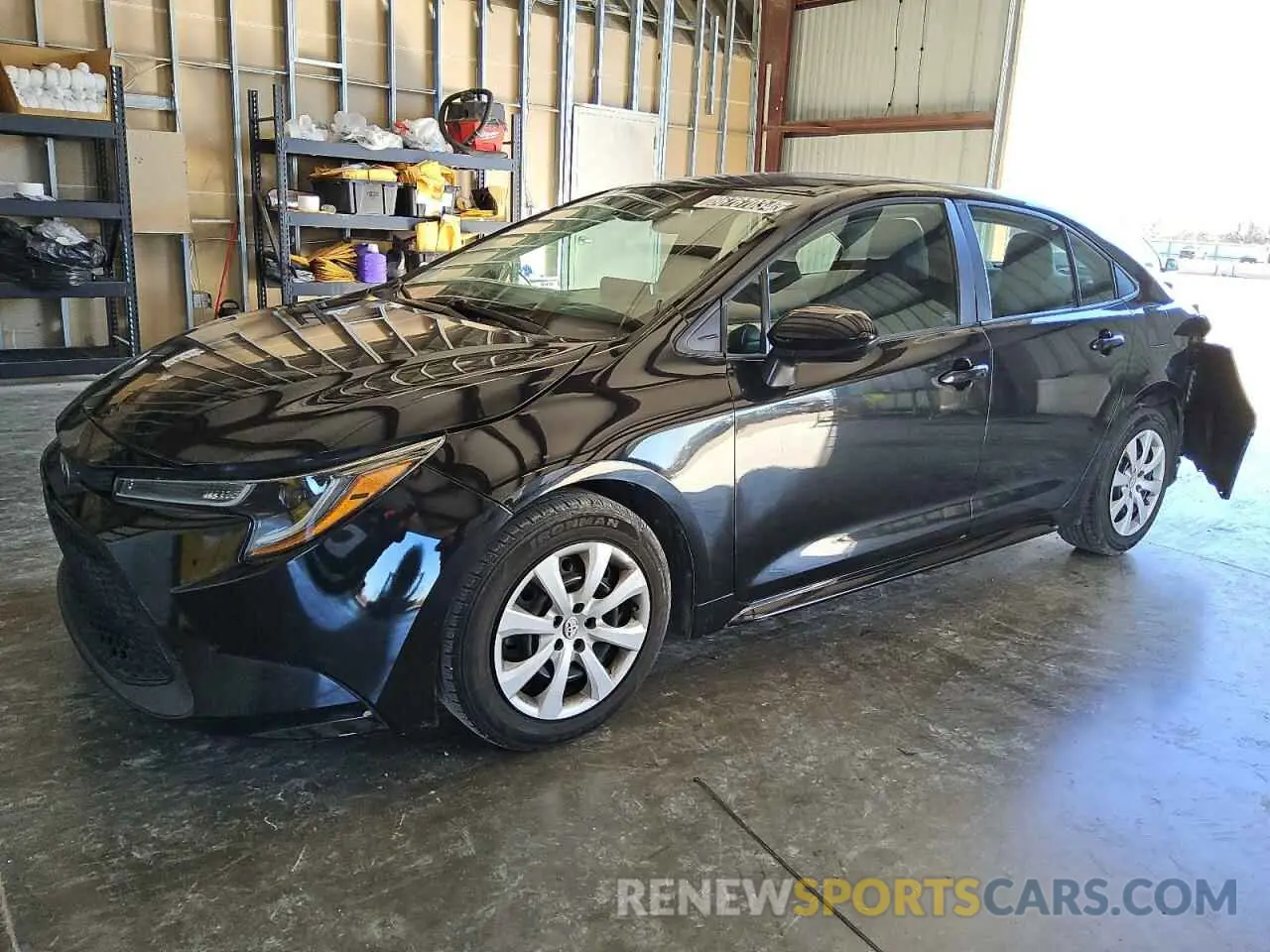 1 fotografías del automóvil dañado 5YFEPMAE9MP262808 TOYOTA COROLLA 2021