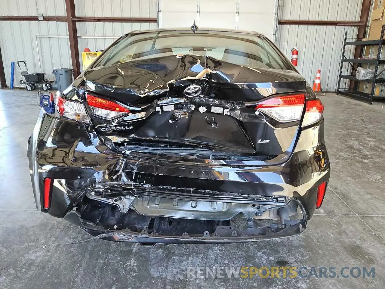 6 fotografías del automóvil dañado 5YFEPMAE9MP262808 TOYOTA COROLLA 2021