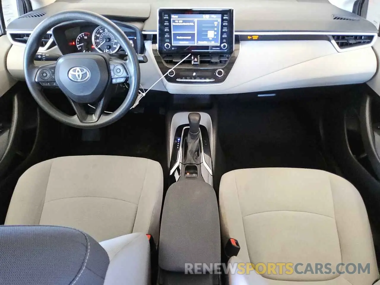 8 fotografías del automóvil dañado 5YFEPMAE9MP262808 TOYOTA COROLLA 2021