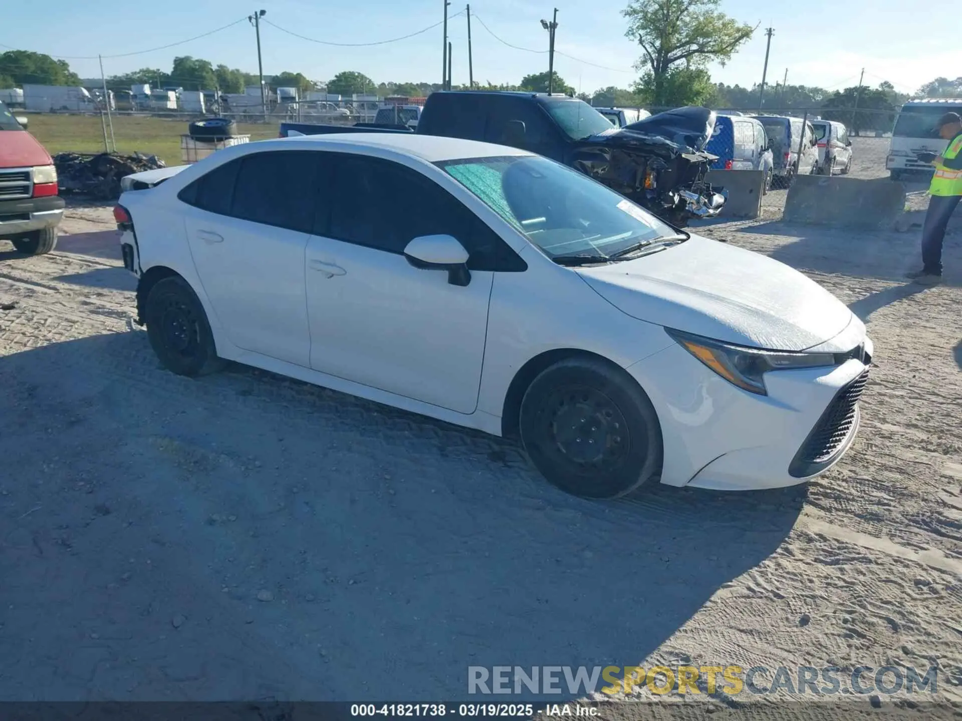 1 fotografías del automóvil dañado 5YFEPMAE9MP269273 TOYOTA COROLLA 2021