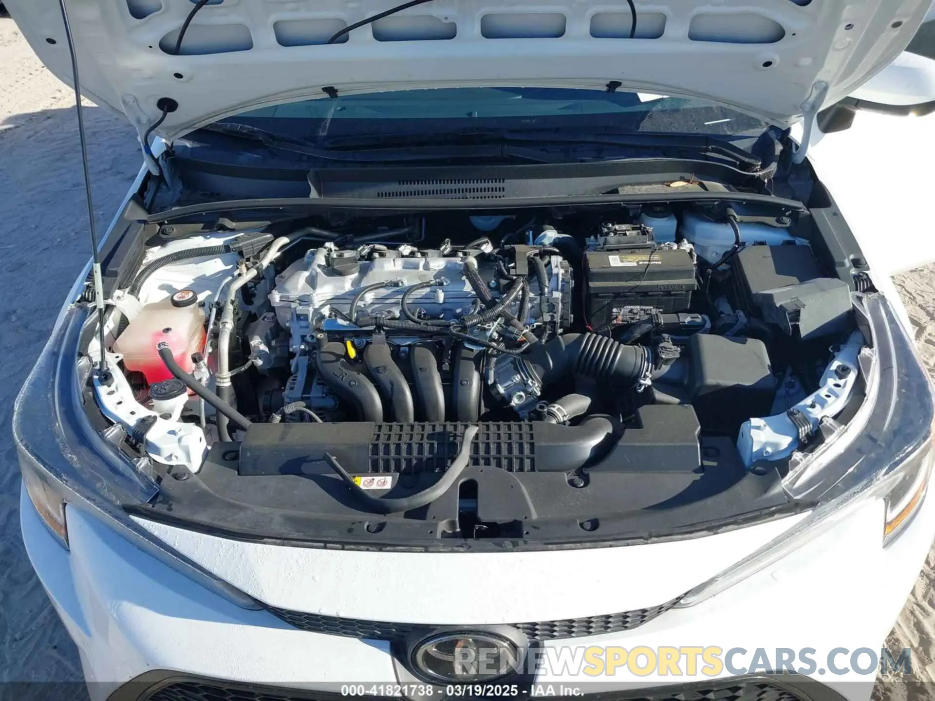 10 fotografías del automóvil dañado 5YFEPMAE9MP269273 TOYOTA COROLLA 2021