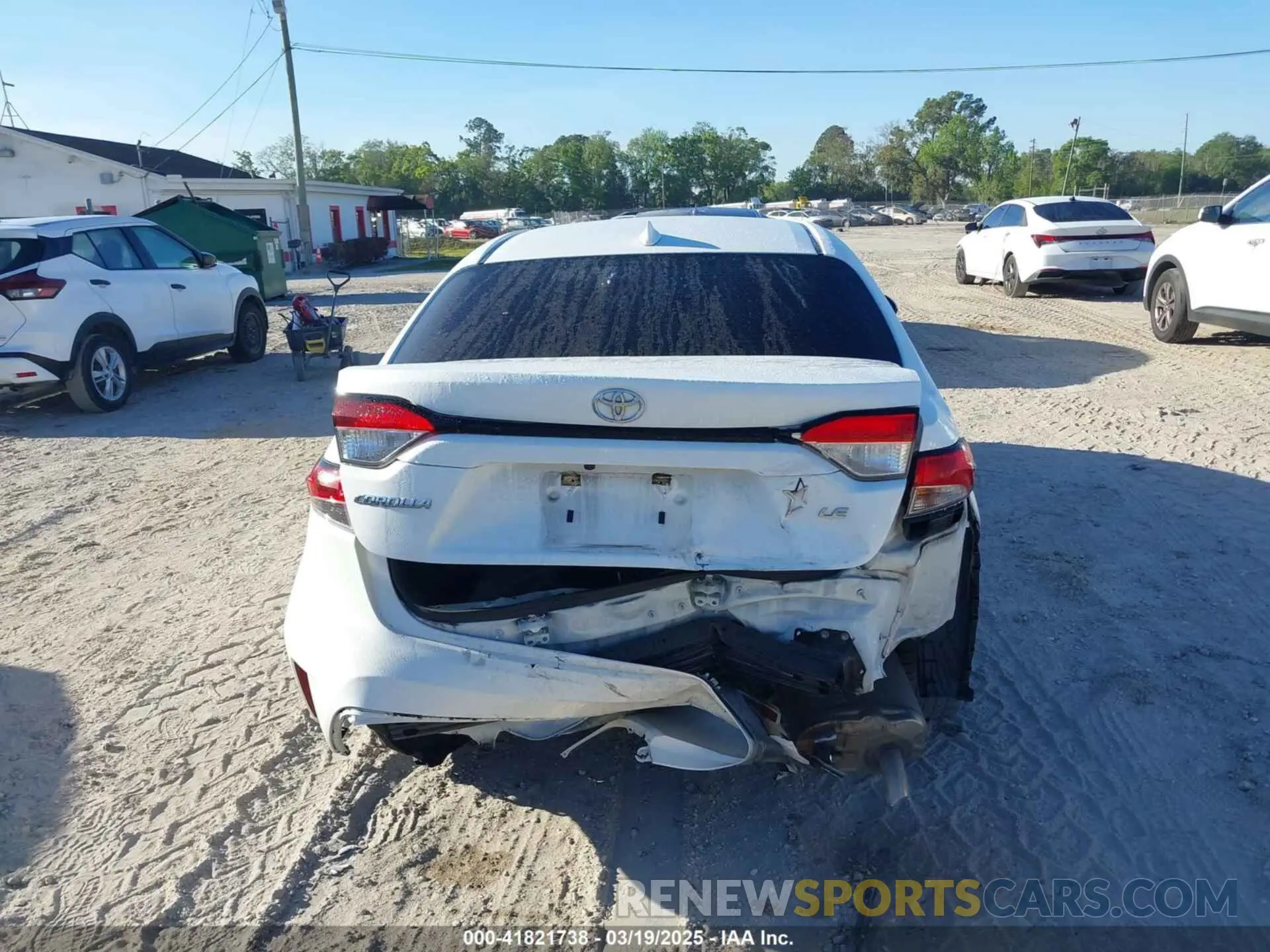 16 fotografías del automóvil dañado 5YFEPMAE9MP269273 TOYOTA COROLLA 2021