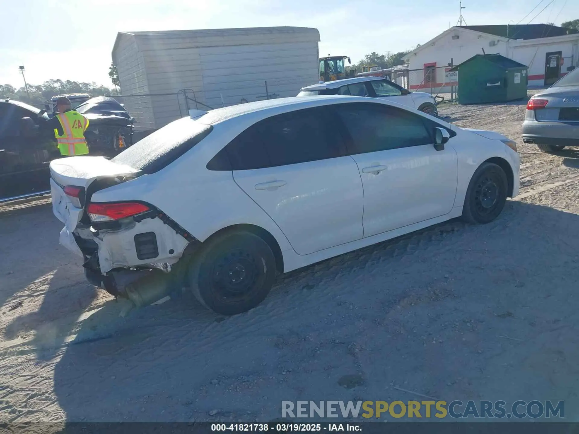 4 fotografías del automóvil dañado 5YFEPMAE9MP269273 TOYOTA COROLLA 2021