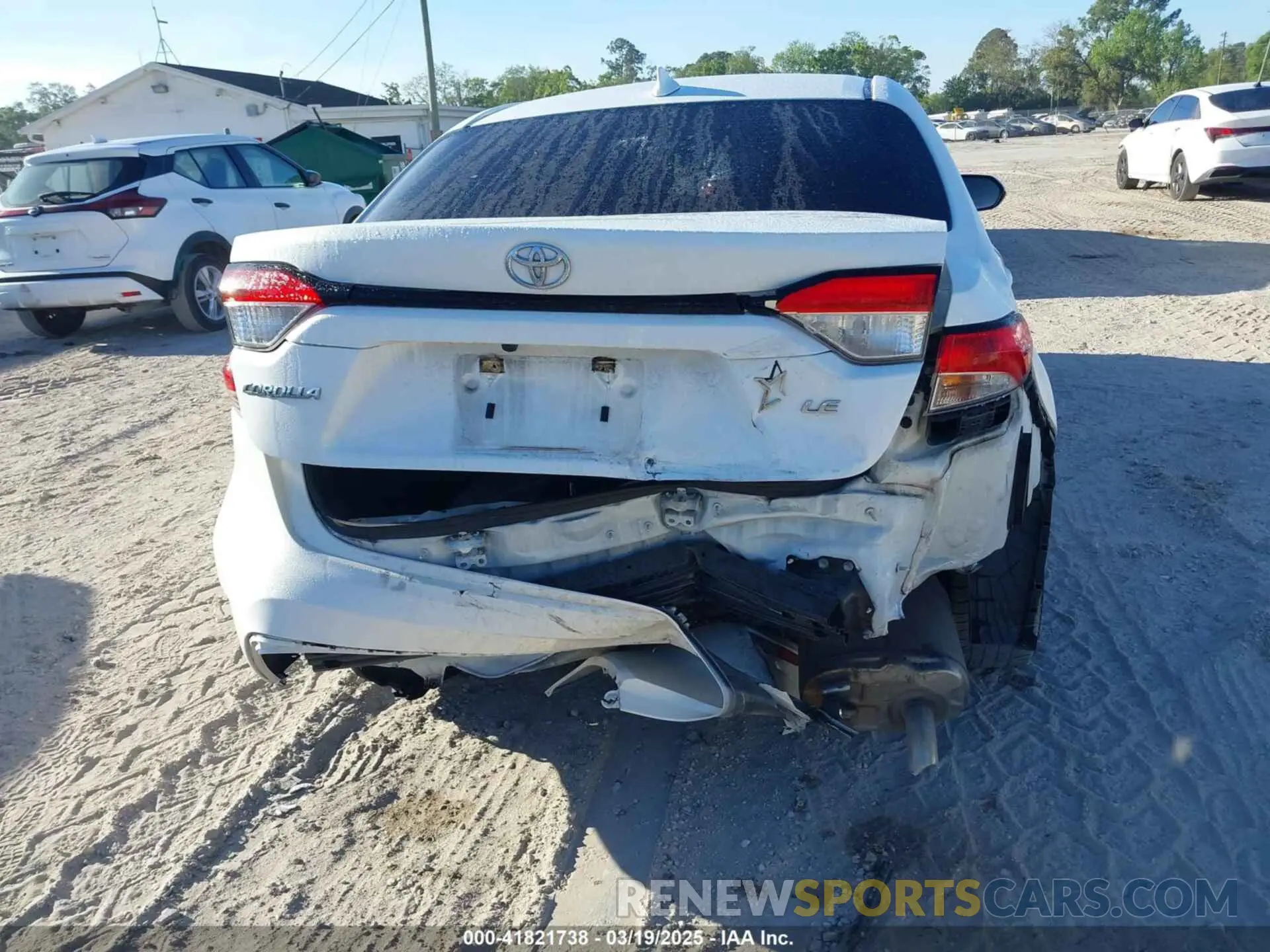 6 fotografías del automóvil dañado 5YFEPMAE9MP269273 TOYOTA COROLLA 2021
