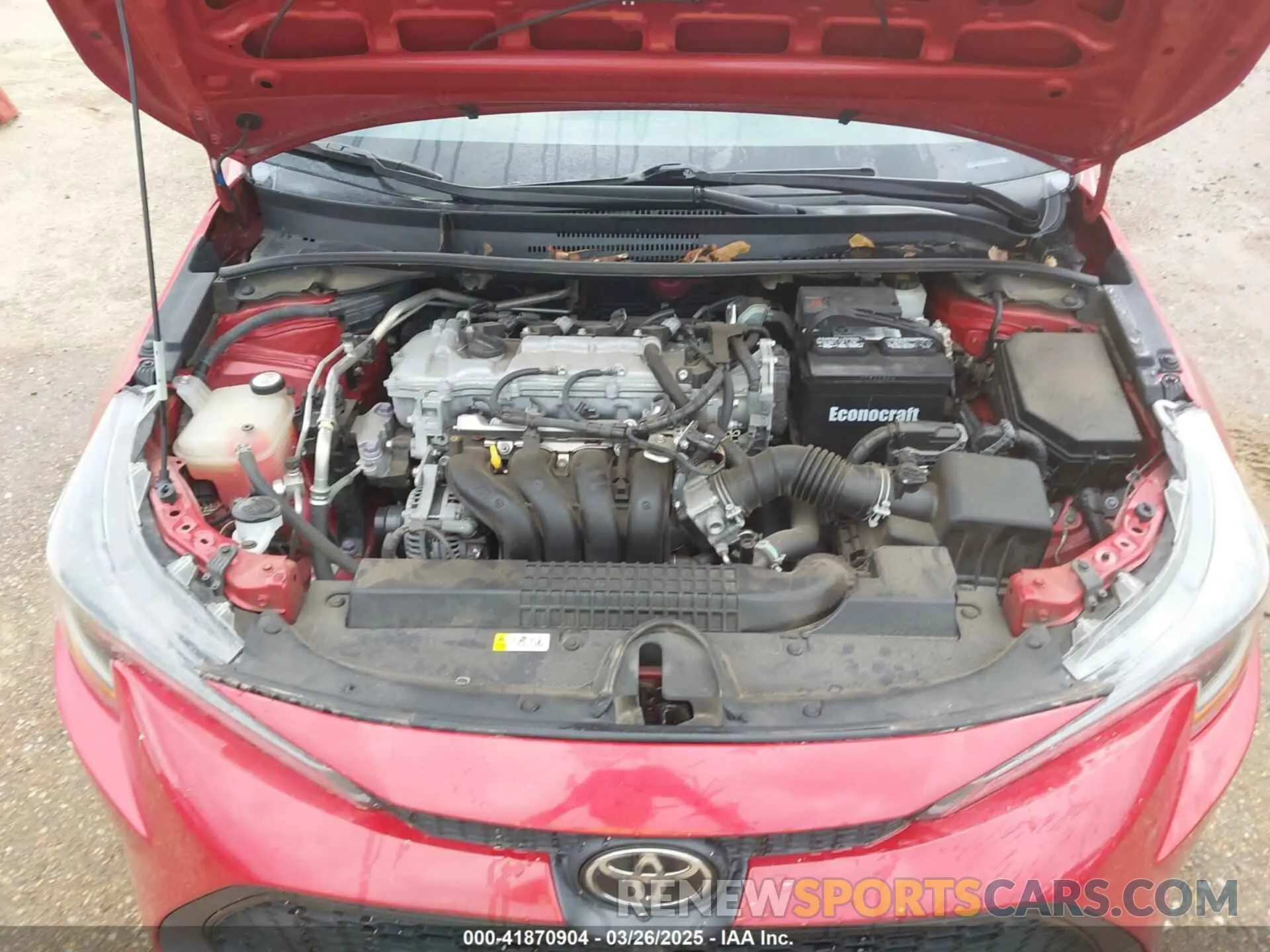 10 fotografías del automóvil dañado 5YFEPMAEXMP147134 TOYOTA COROLLA 2021