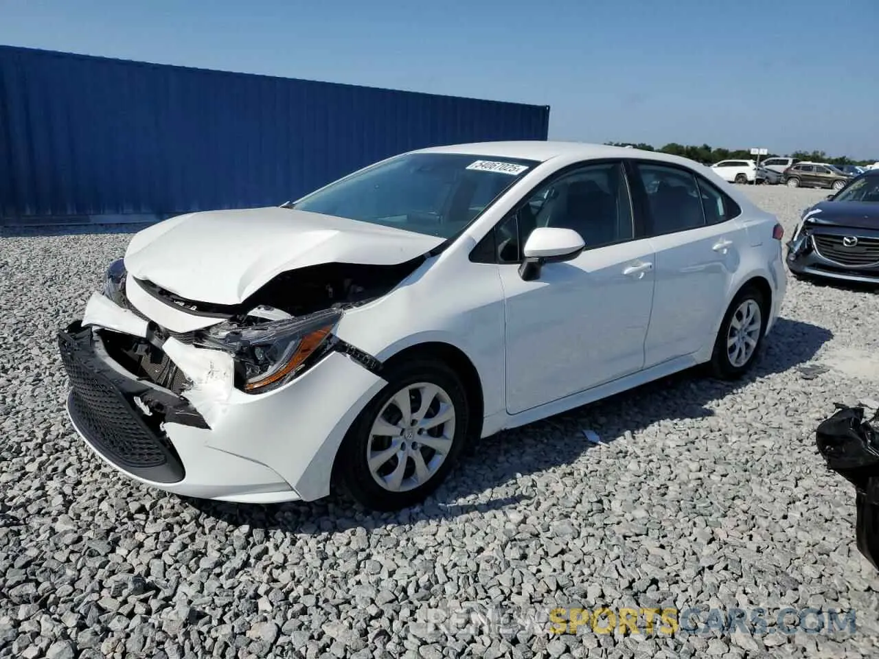 1 fotografías del automóvil dañado 5YFEPMAEXMP148199 TOYOTA COROLLA 2021