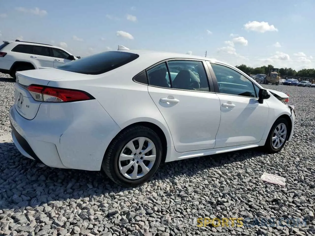 3 fotografías del automóvil dañado 5YFEPMAEXMP148199 TOYOTA COROLLA 2021