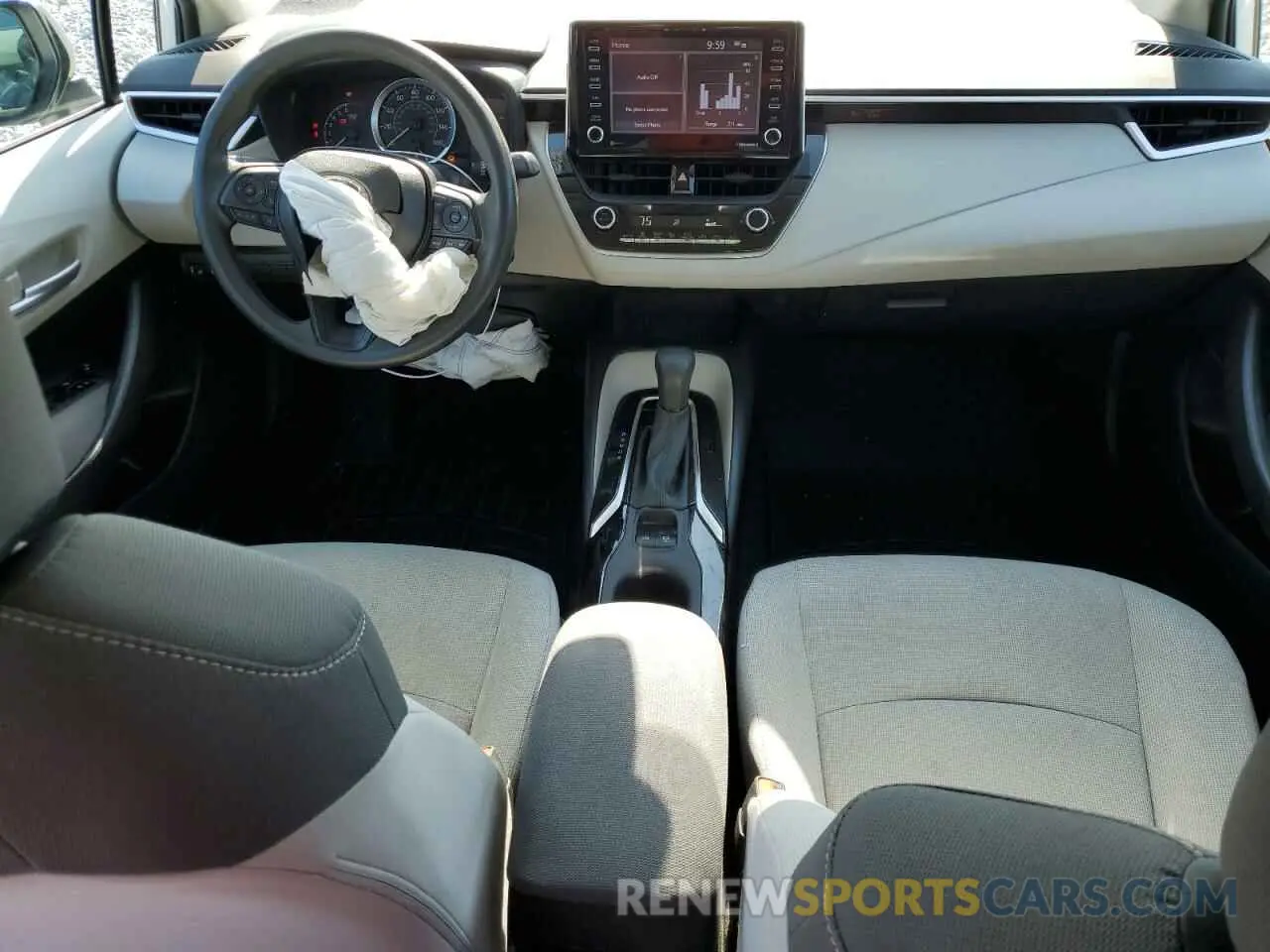 8 fotografías del automóvil dañado 5YFEPMAEXMP148199 TOYOTA COROLLA 2021