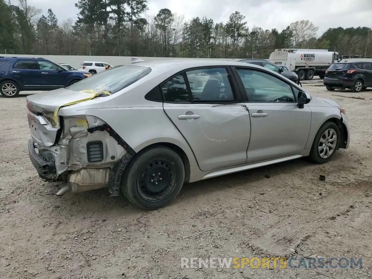 3 fotografías del automóvil dañado 5YFEPMAEXMP149496 TOYOTA COROLLA 2021