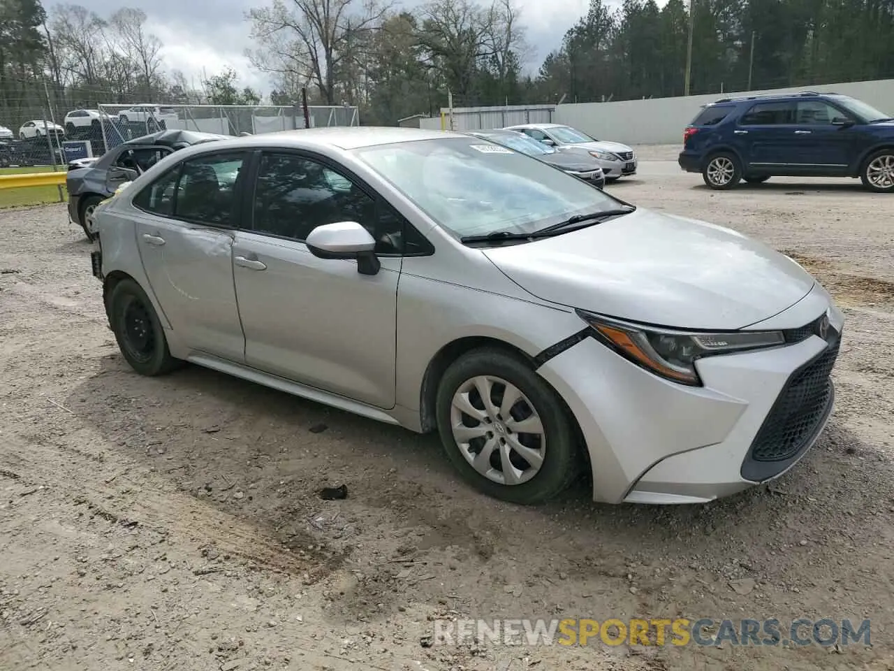 4 fotografías del automóvil dañado 5YFEPMAEXMP149496 TOYOTA COROLLA 2021