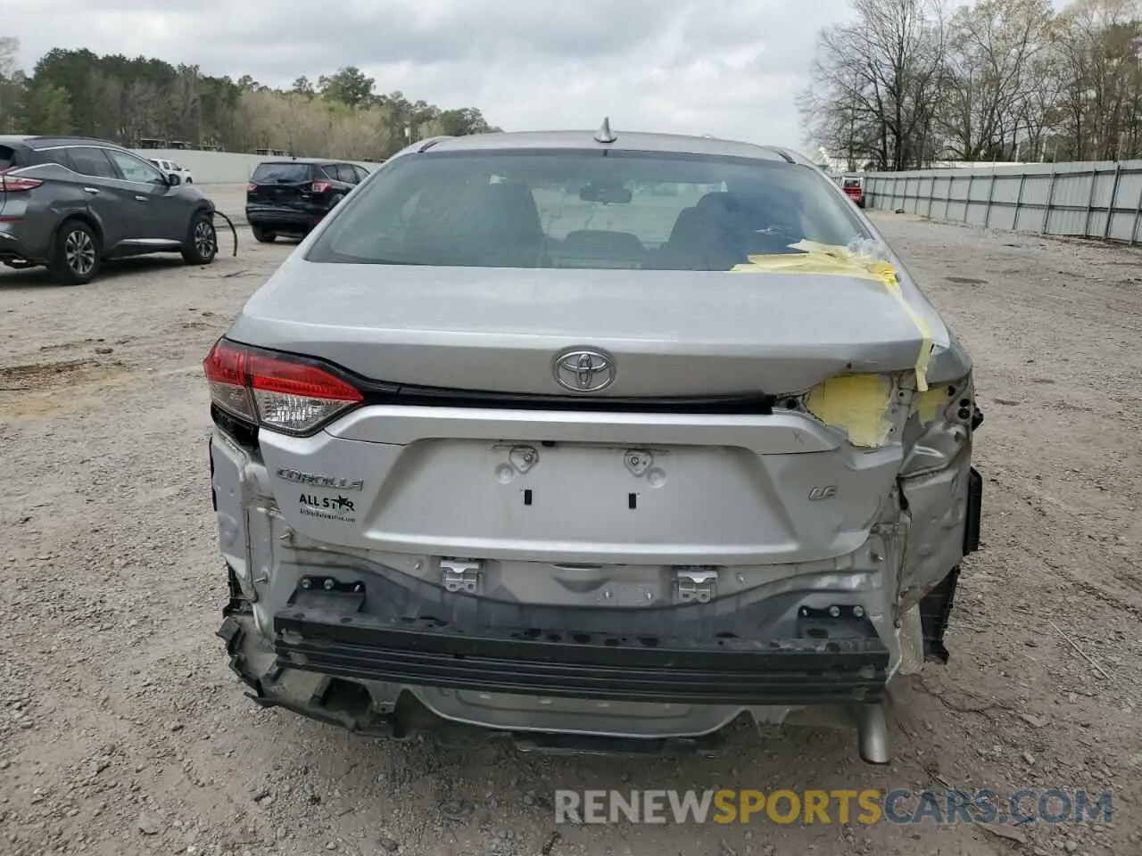 6 fotografías del automóvil dañado 5YFEPMAEXMP149496 TOYOTA COROLLA 2021