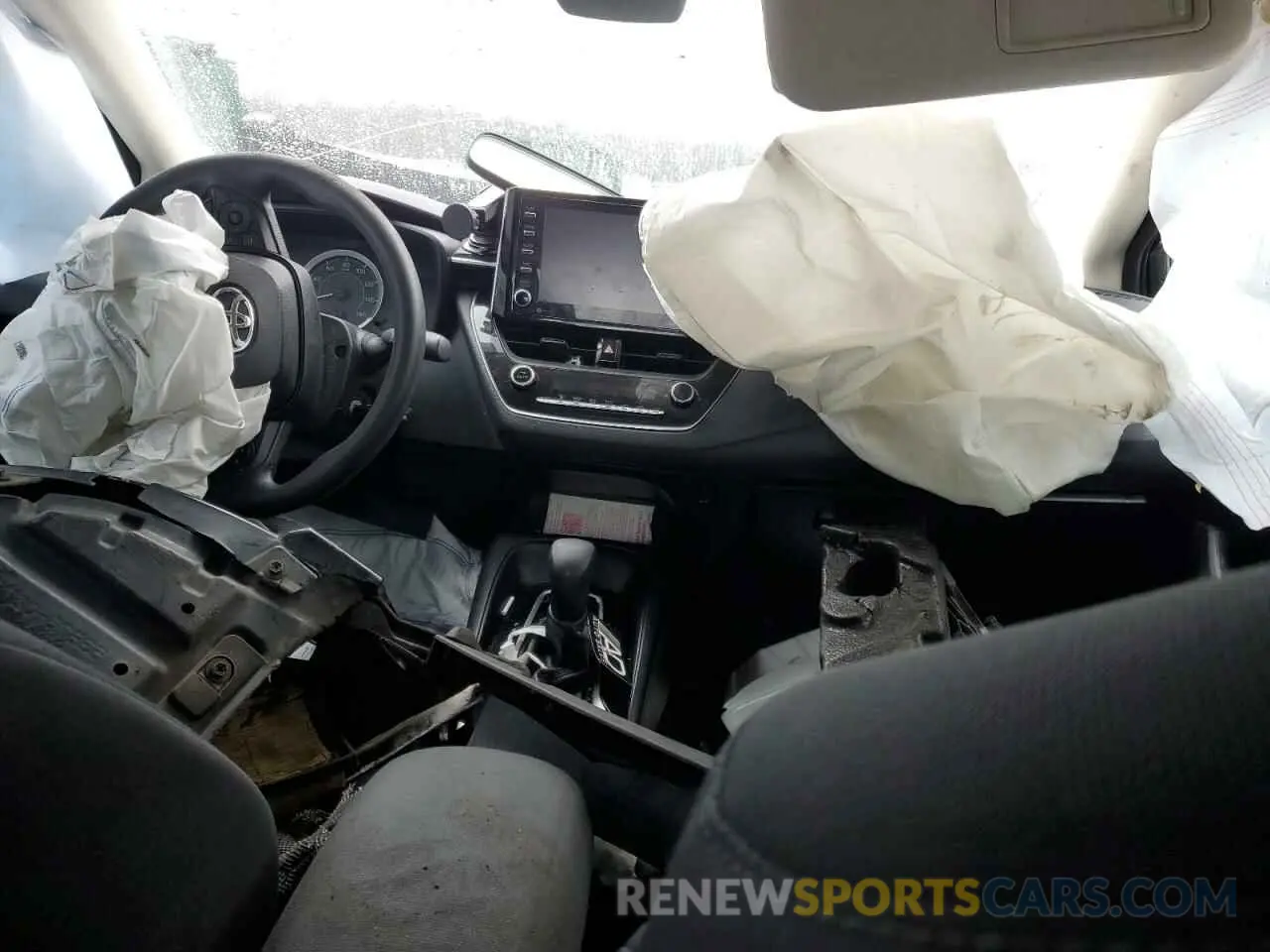 8 fotografías del automóvil dañado 5YFEPMAEXMP154486 TOYOTA COROLLA 2021