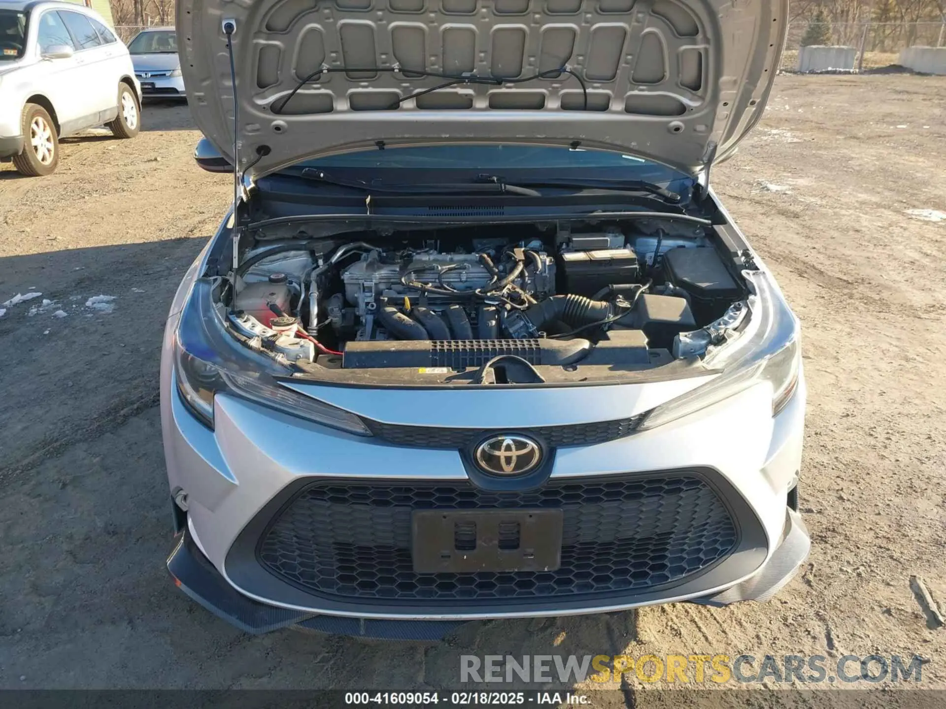 10 fotografías del automóvil dañado 5YFEPMAEXMP158330 TOYOTA COROLLA 2021